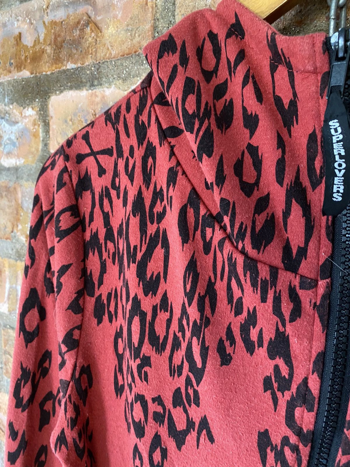 Super Lovers 2000s Superlover lover rock leopard and skull long hoodie Size M / US 6-8 / IT 42-44 - 7 Thumbnail