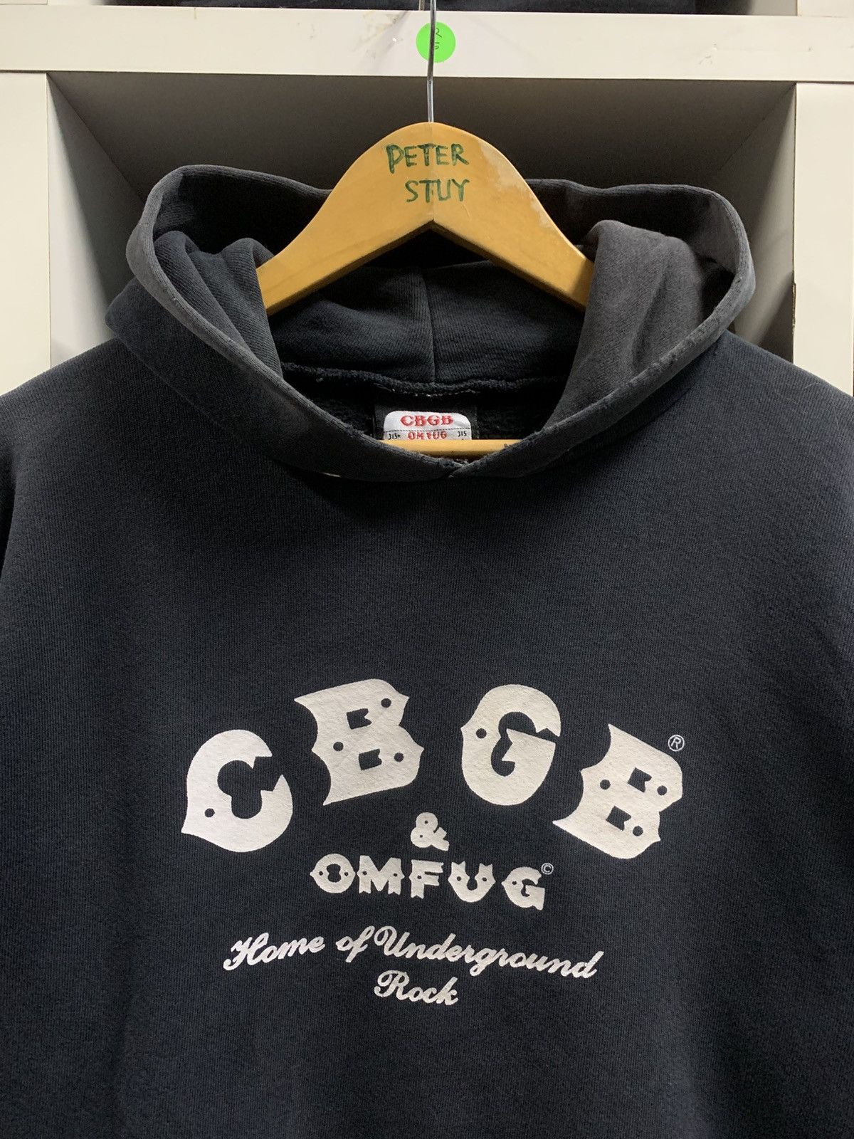 Band Tees × Vintage Vintage 90’s CBGB & OMFUG hoodie Size US M / EU 48-50 / 2 - 3 Thumbnail