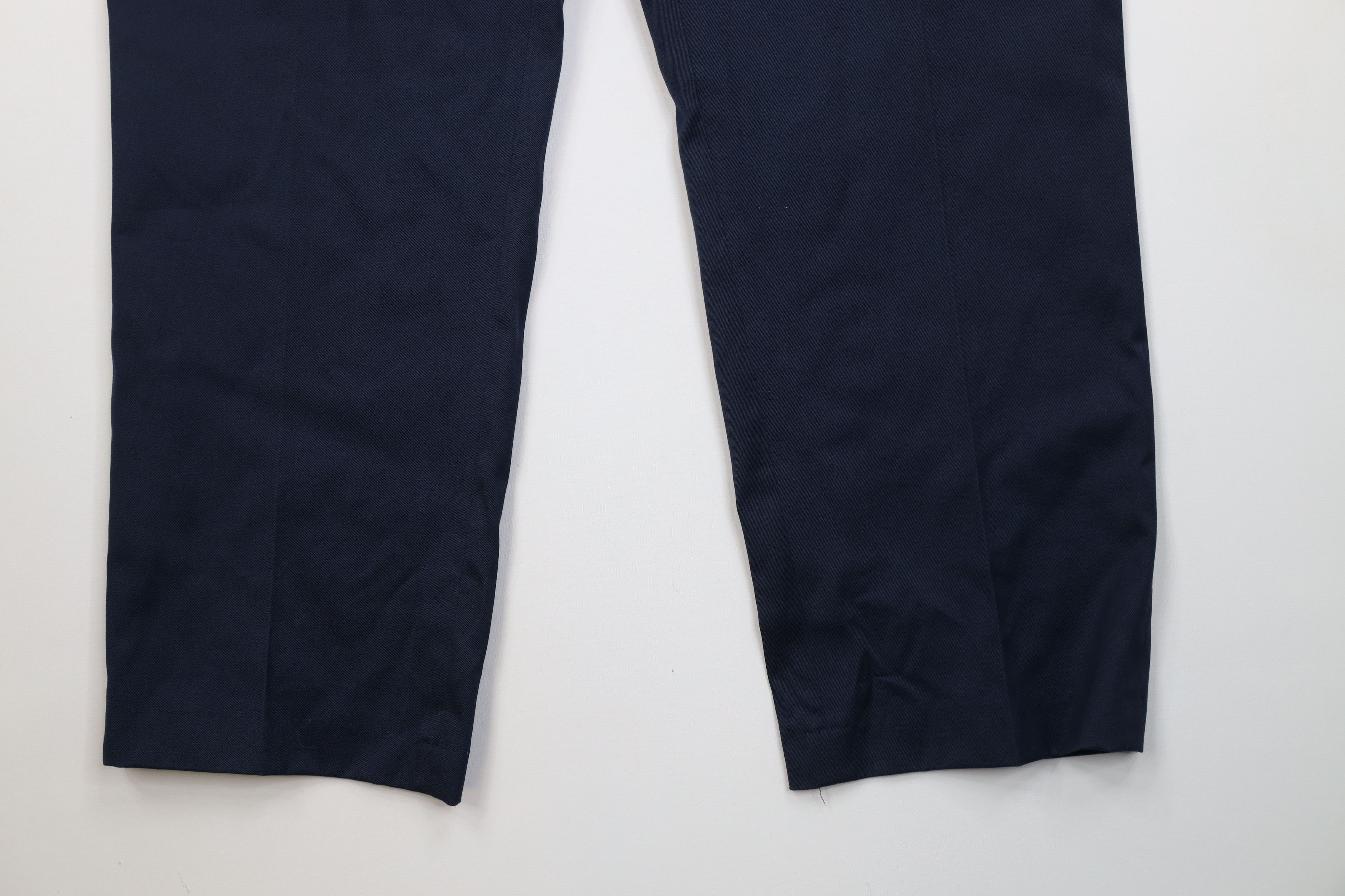 Vintage Vintage 70s Streetwear Wide Leg Chino Pants Blue USA Size US 44 / EU 60 - 4 Thumbnail