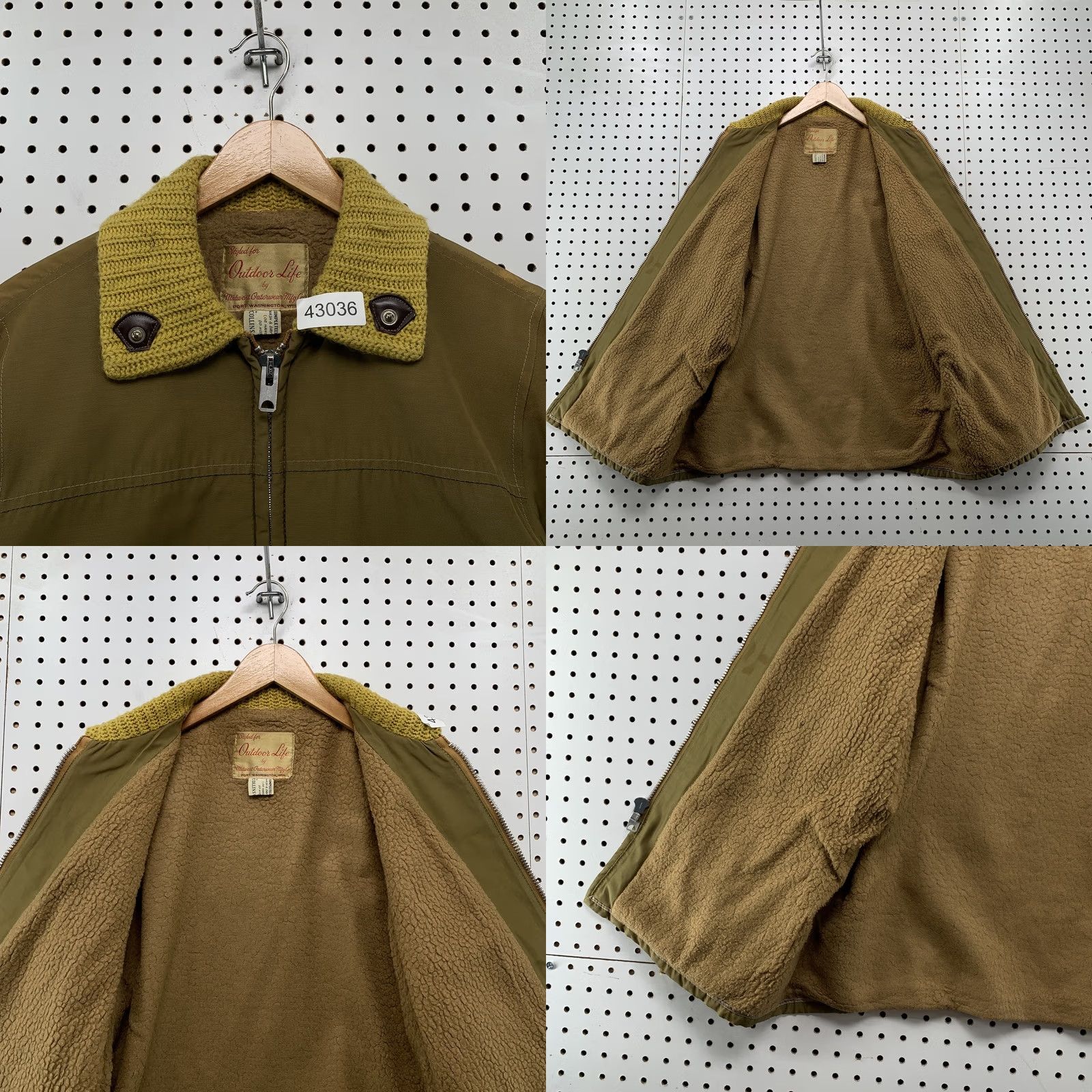 Alife VINTAGE Outdoor Life Midwest Outerwear Jacket Brown Large Mens TALON Zip Up Size US L / EU 52-54 / 3 - 9 Thumbnail