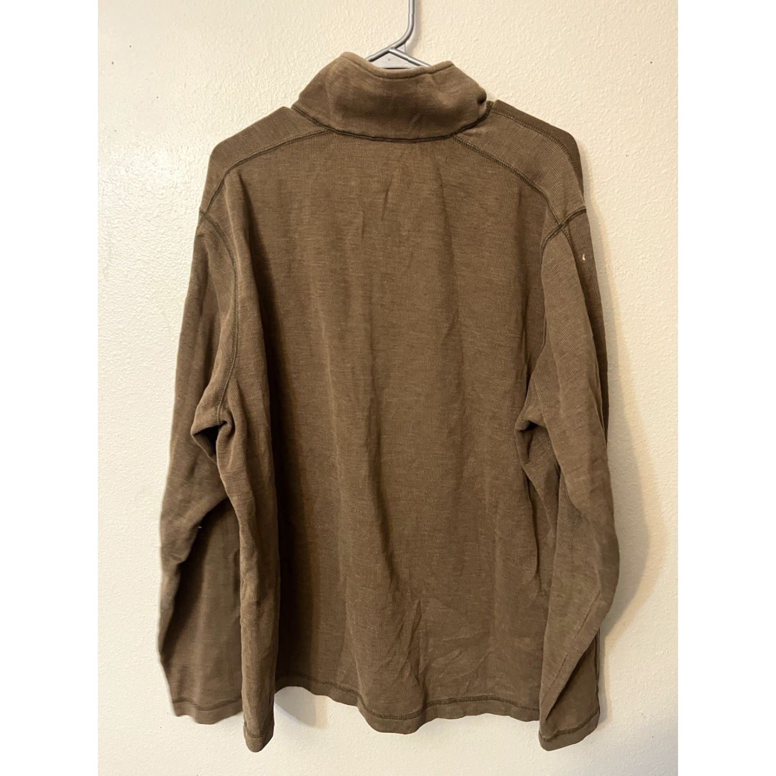 Eddie Bauer Eddie Bauer Sweater Men’s 1/4 Zip Cotton Brown XL Pullover Size XL Size US XL / EU 56 / 4 - 3 Thumbnail