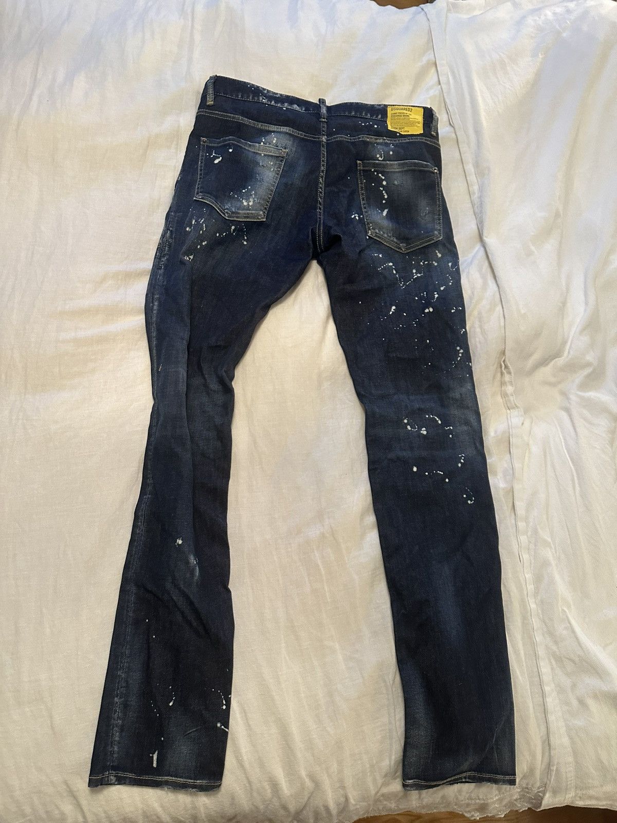 Dsquared2 Dsquared2 authentic blue paint splattered jeans Size US 32 / EU 48 - 2 Thumbnail