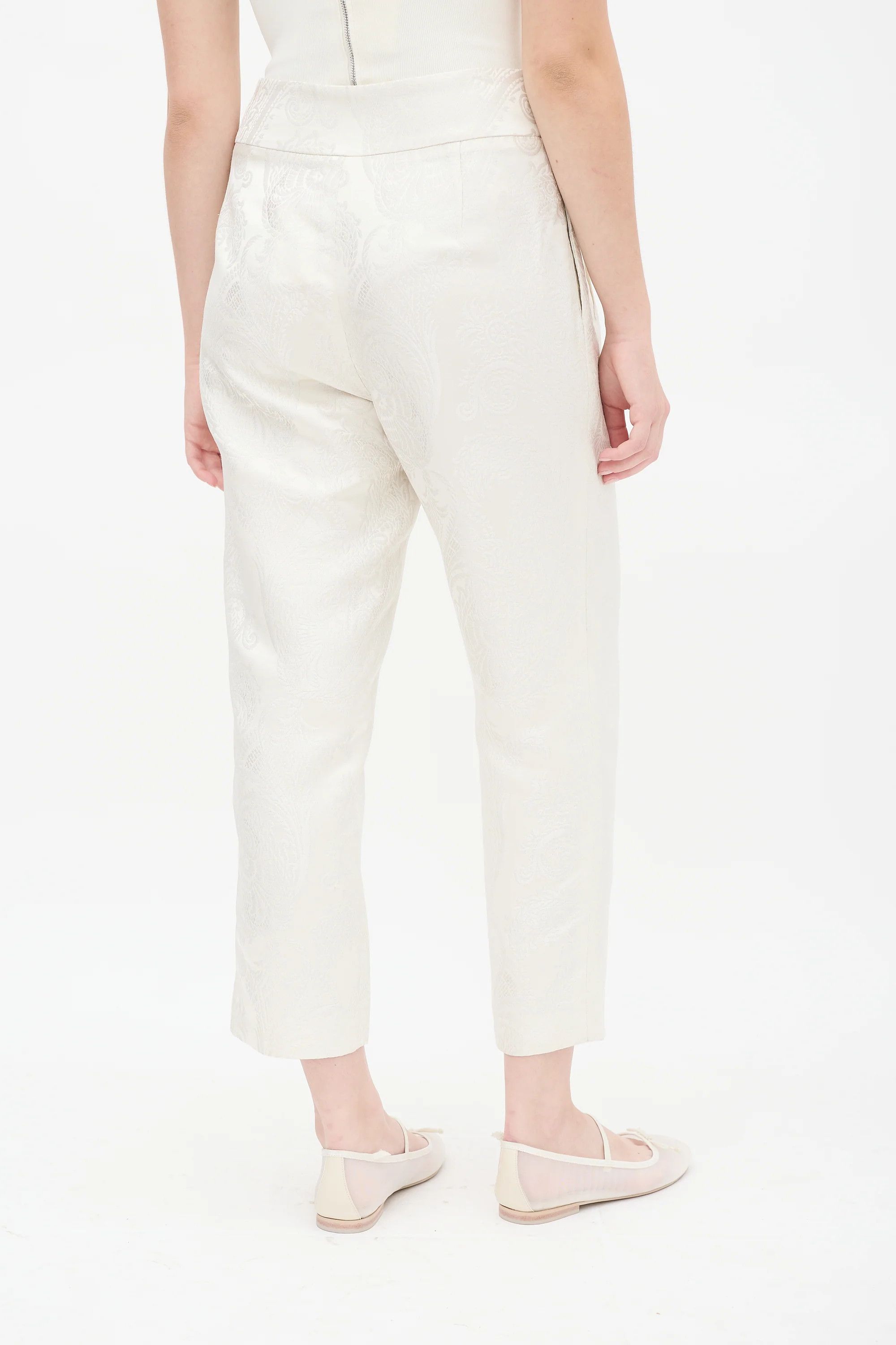 Chanel Chanel Indian-Inspired Pre-Fall 2012 Runway Jacquard Pants Size 28" / US 6 / IT 42 - 3 Thumbnail