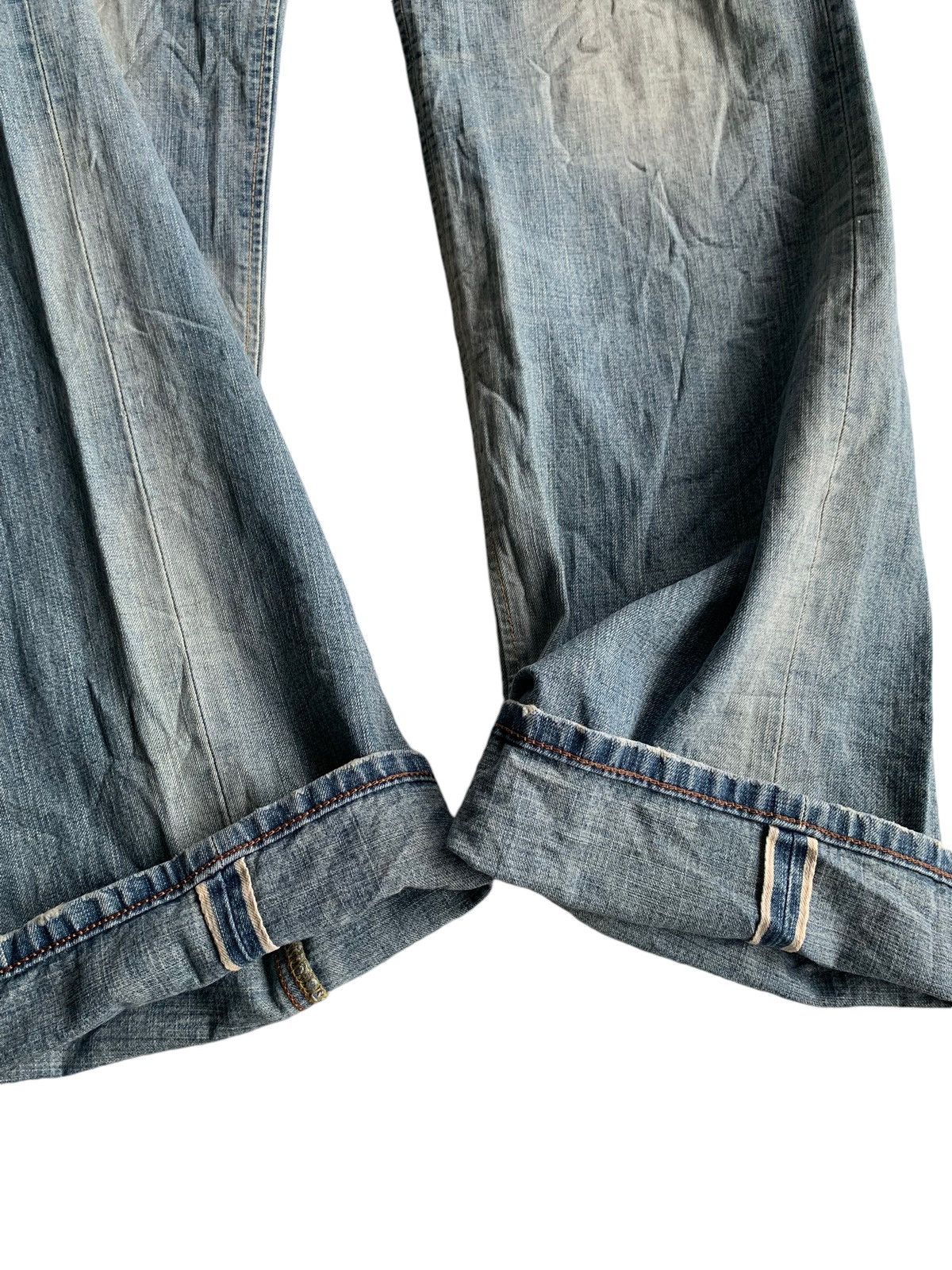 Edwin × Japanese Brand Edwin 505Z Selvedge Mudwash Distressed Denim Size US 29 - 9 Thumbnail