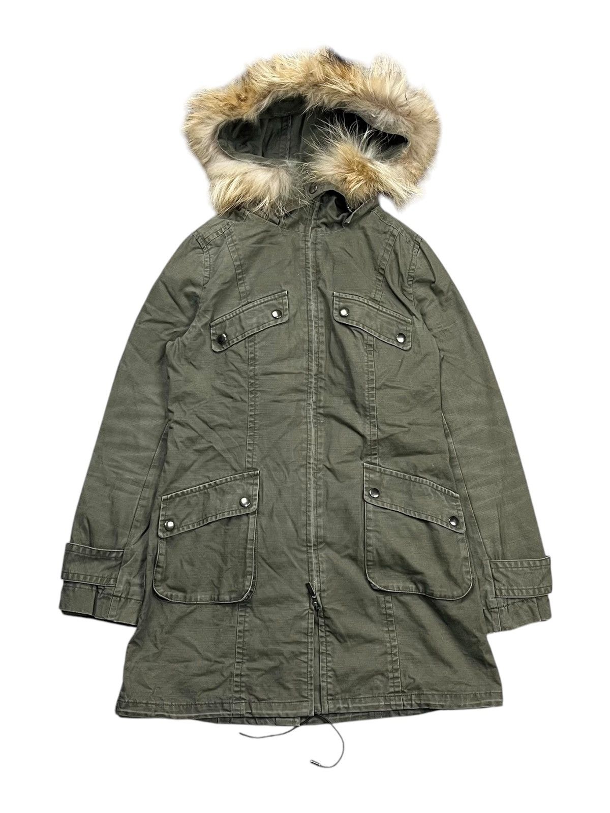 If Six Was Nine × Le Grande Bleu (L.G.B.) × Michel Klein 2000s Michael Klein - Fur Hoodie Jacket Size US M / EU 48-50 / 2 - 6 Thumbnail