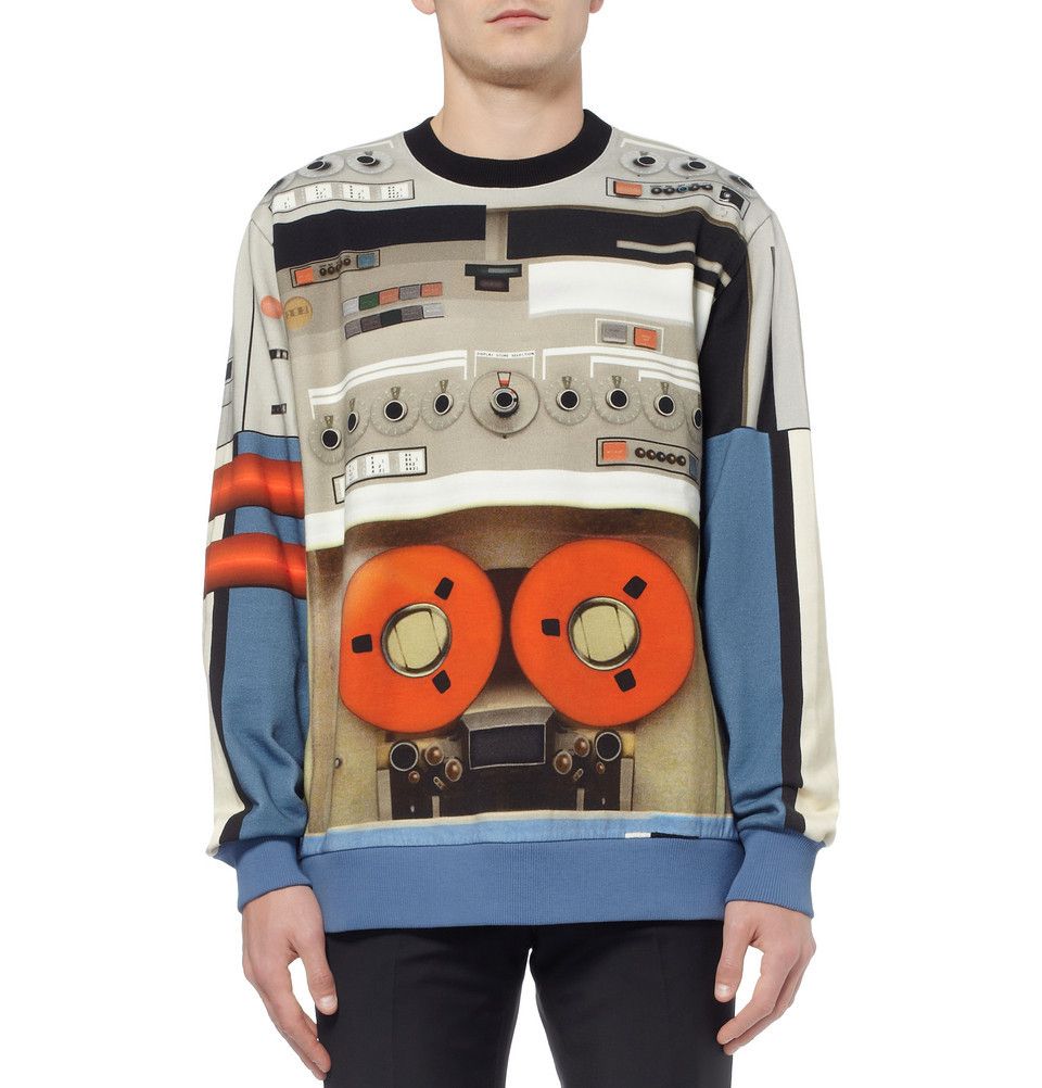 Givenchy Robot Tape Deck Print Oversized Sweatshirt Size US XS / EU 42 / 0 - 2 Thumbnail