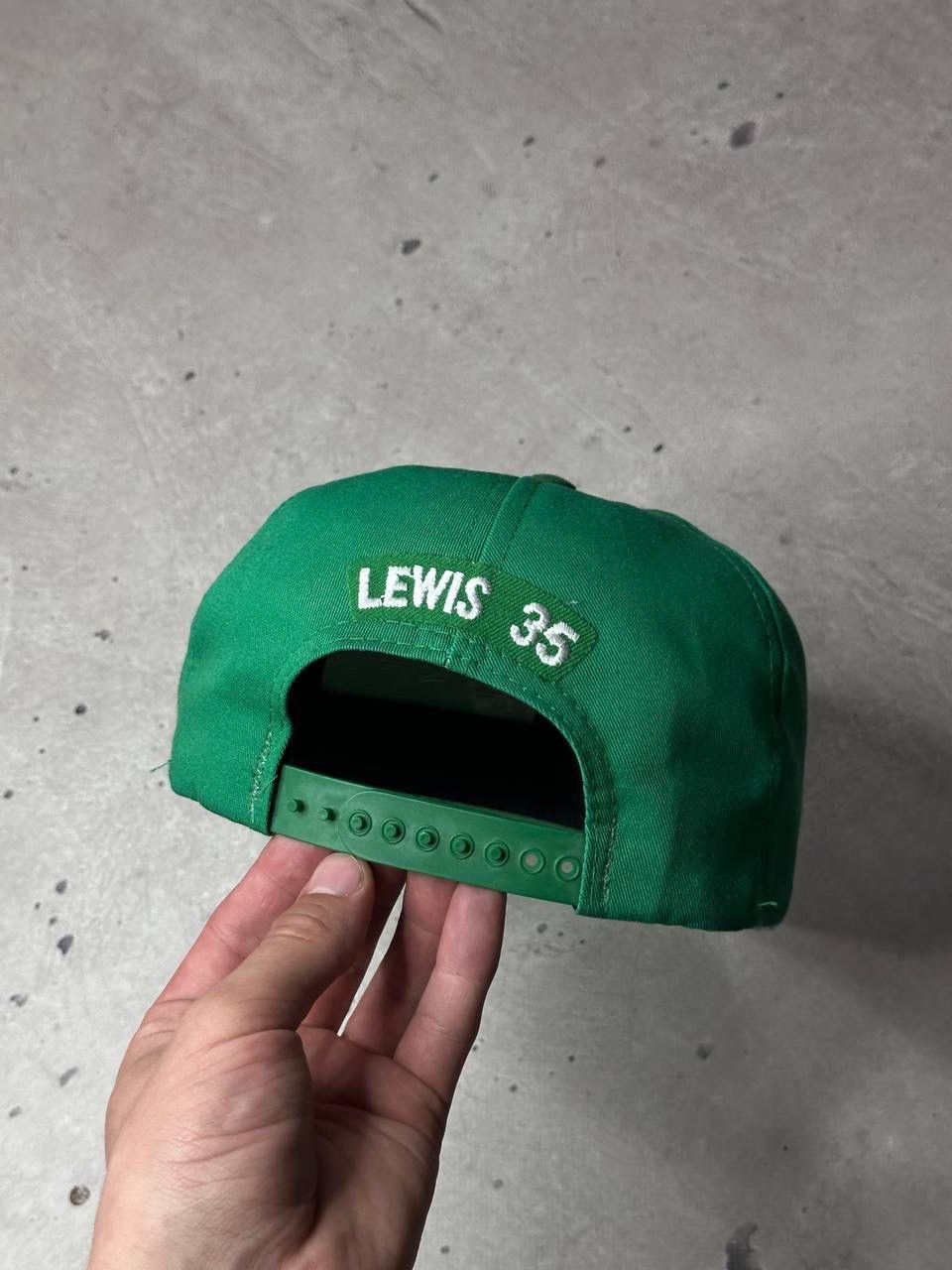 NBA × Vintage Larry Bird Boston Celtics Made in USA SnapBack Cap Rare 90s Size ONE SIZE - 7 Thumbnail