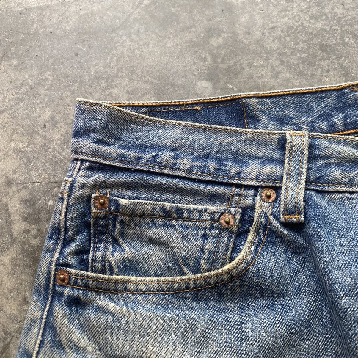 Levi's Vintage Clothing Distressed 501 Levis Denim Short Size US 30 / EU 46 - 5 Thumbnail