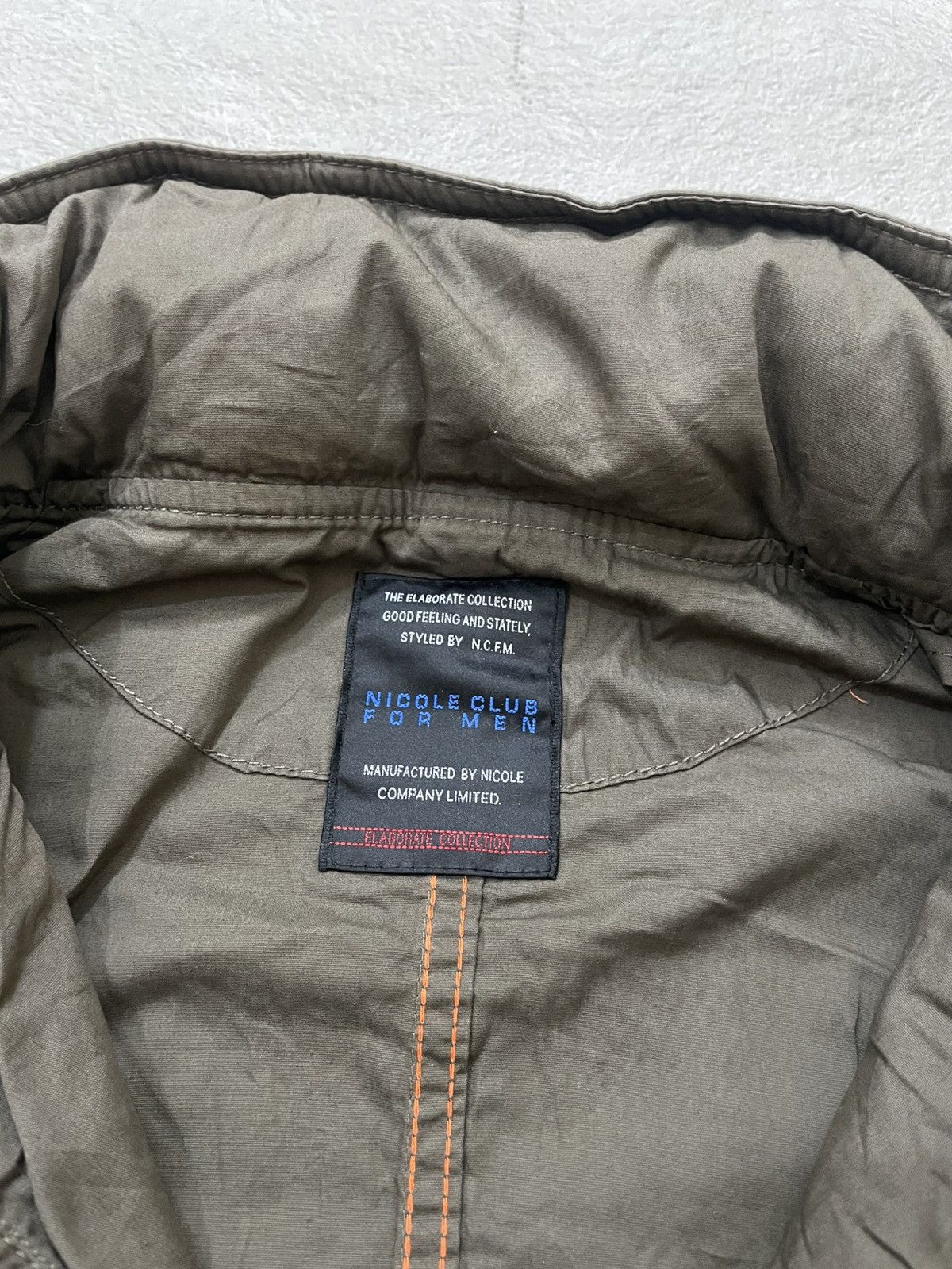 Nicole Club Nicole Club Military Utility Jacket Olive Multi Pocket Y2K Size US M / EU 48-50 / 2 - 9 Thumbnail