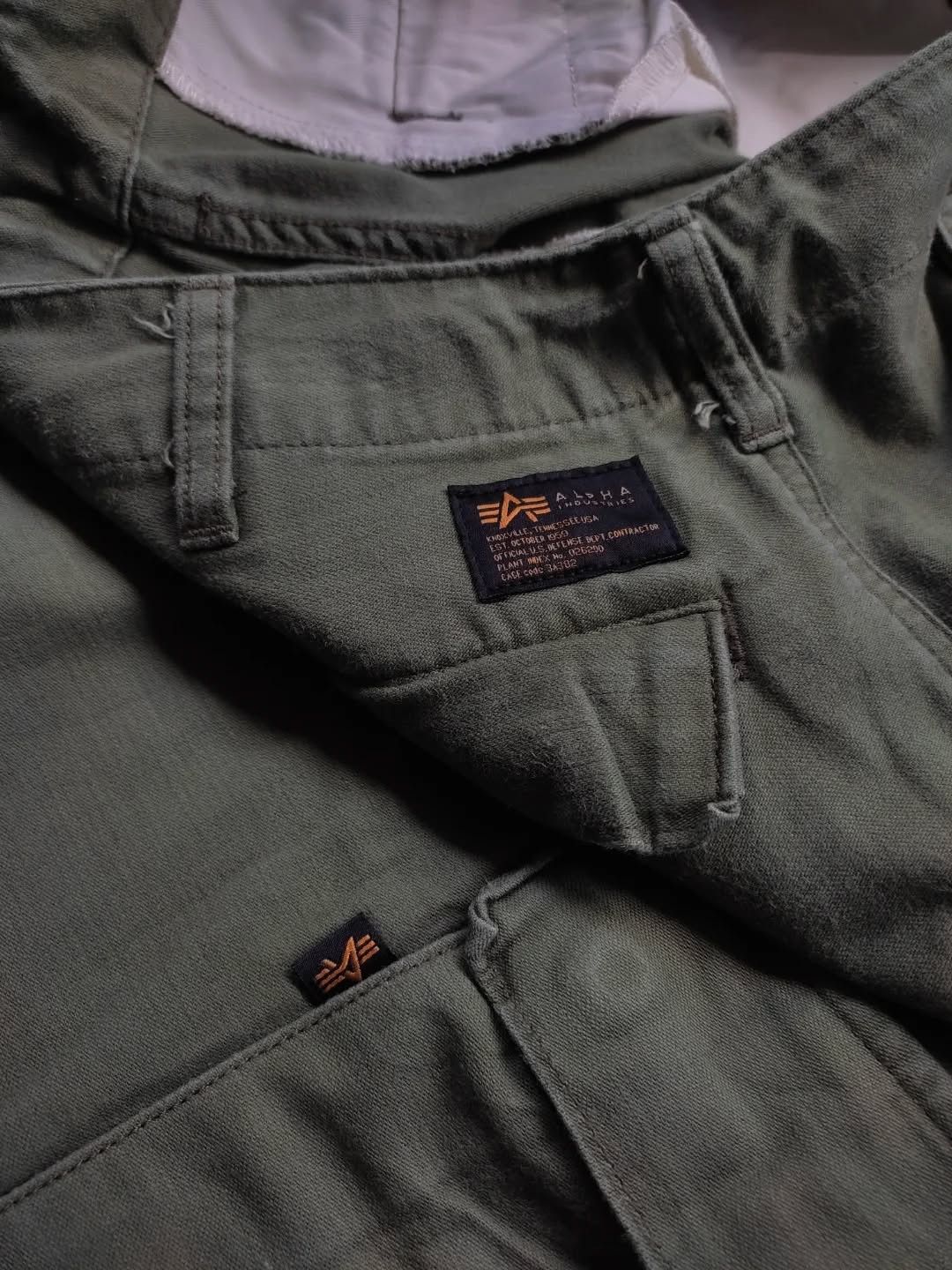 Vintage Alpha industries trouser pants Size US 34 / EU 50 - 4 Thumbnail
