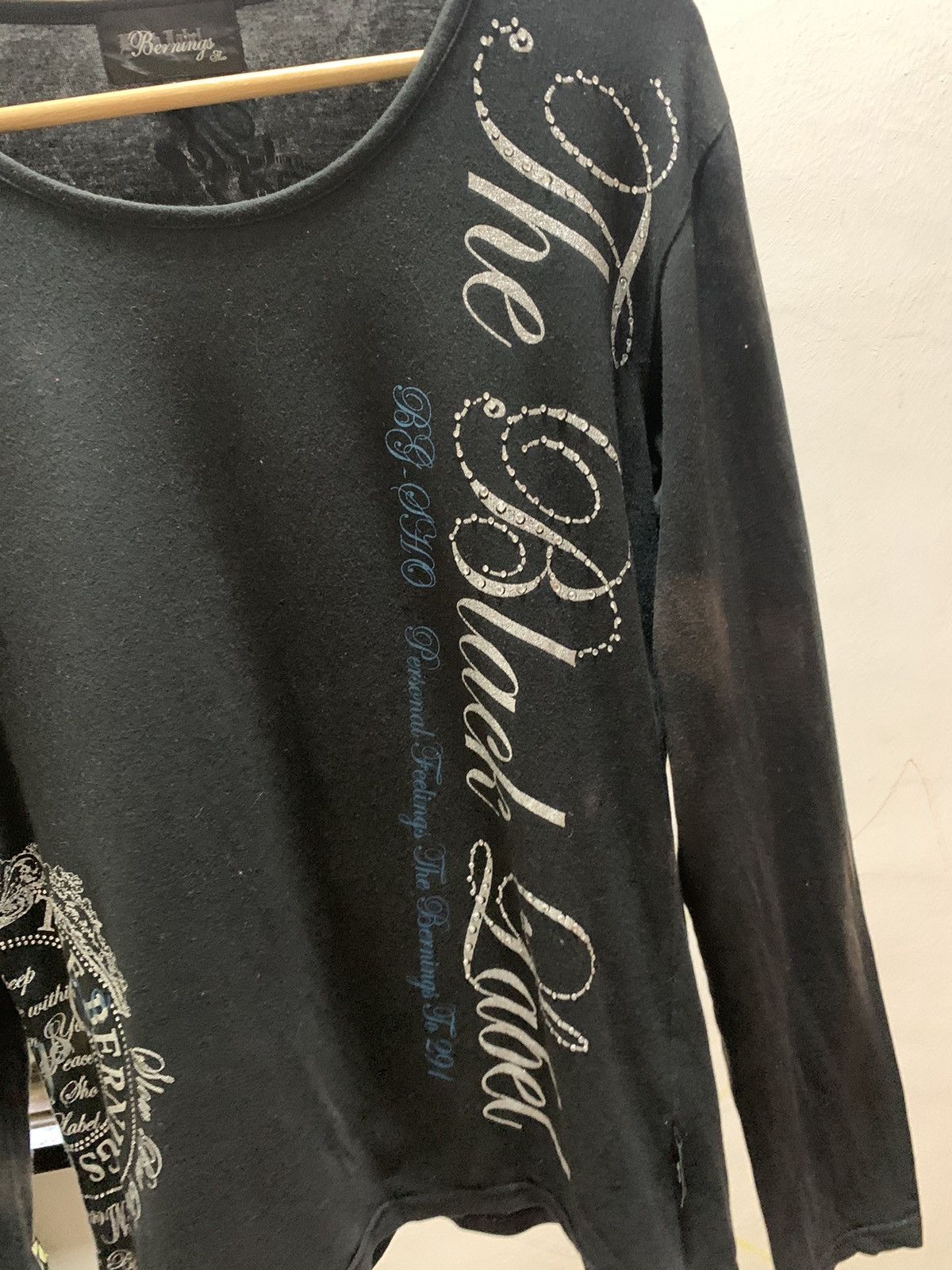 Hysteric Glamour Japanese Brand Bernings The Black Label poem Faded Size US L / EU 52-54 / 3 - 3 Thumbnail