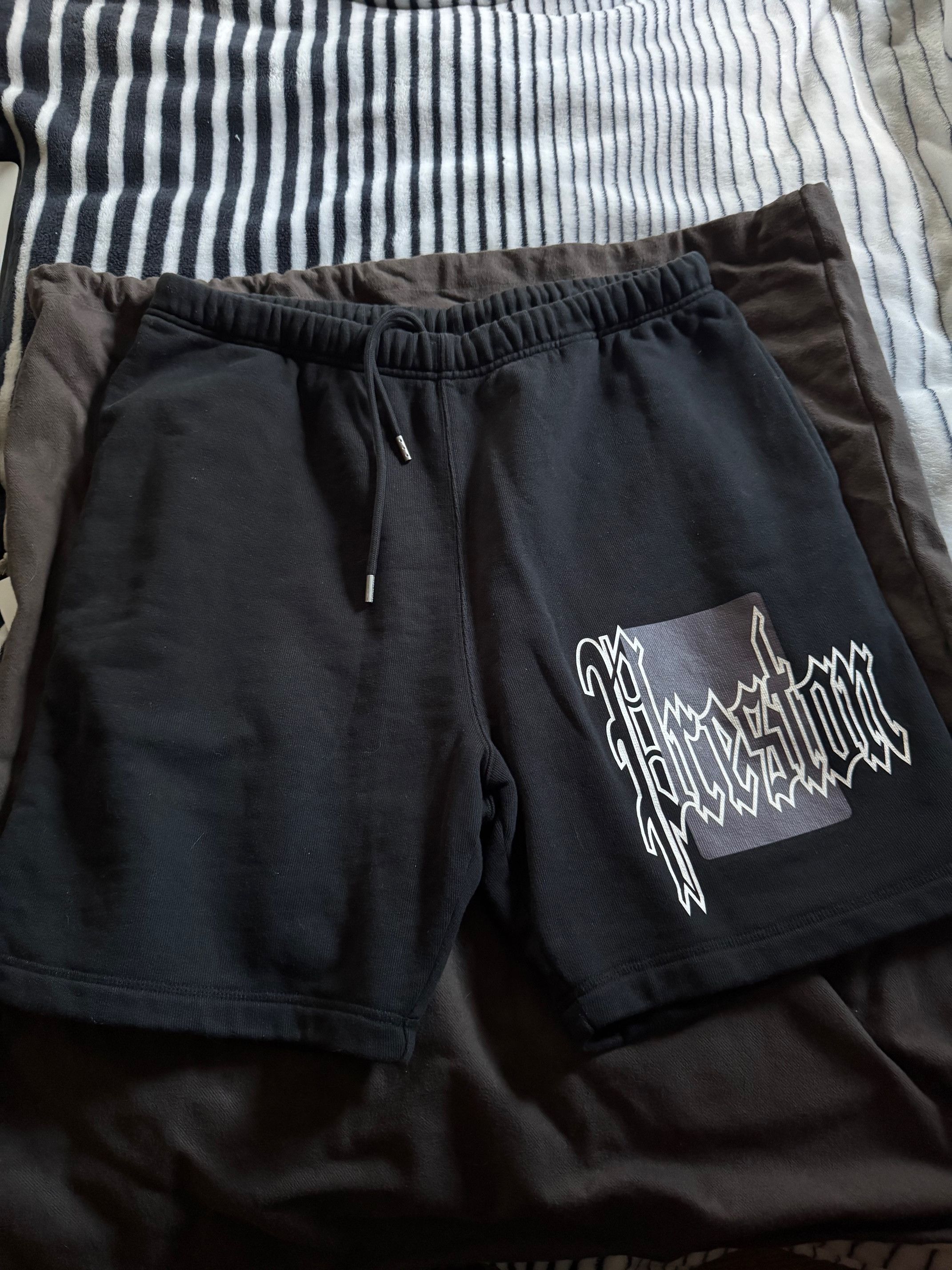 Heron Preston Heron Preston Color Blocks Logo-Print Track XL Shorts Size US 36 / EU 52 - 5 Thumbnail