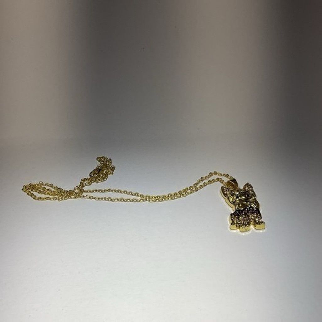 The Unbranded Brand NWT Gold Necklace With Poodle Charm Pet Puppy Jewelry Gift Size ONE SIZE - 13 Thumbnail