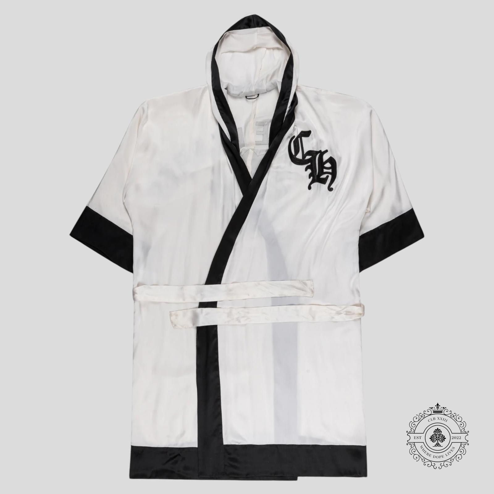 Chrome Hearts Chrome Hearts Silk & Leather Boxing Robe Size ONE SIZE - 1 Thumbnail
