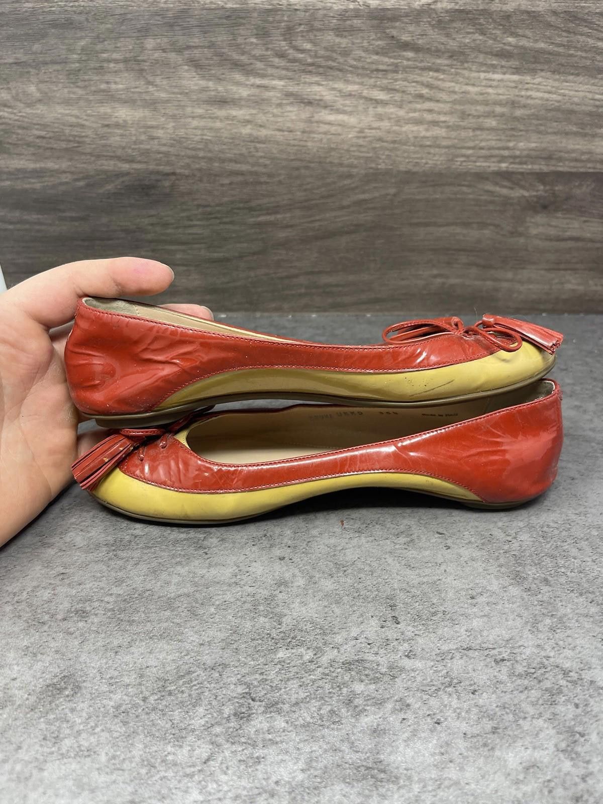 Bally BALLY Shoes Womens Size 5.5 (35.5) Ballet Flats Red Size US 5.5 / IT 35.5 - 7 Thumbnail