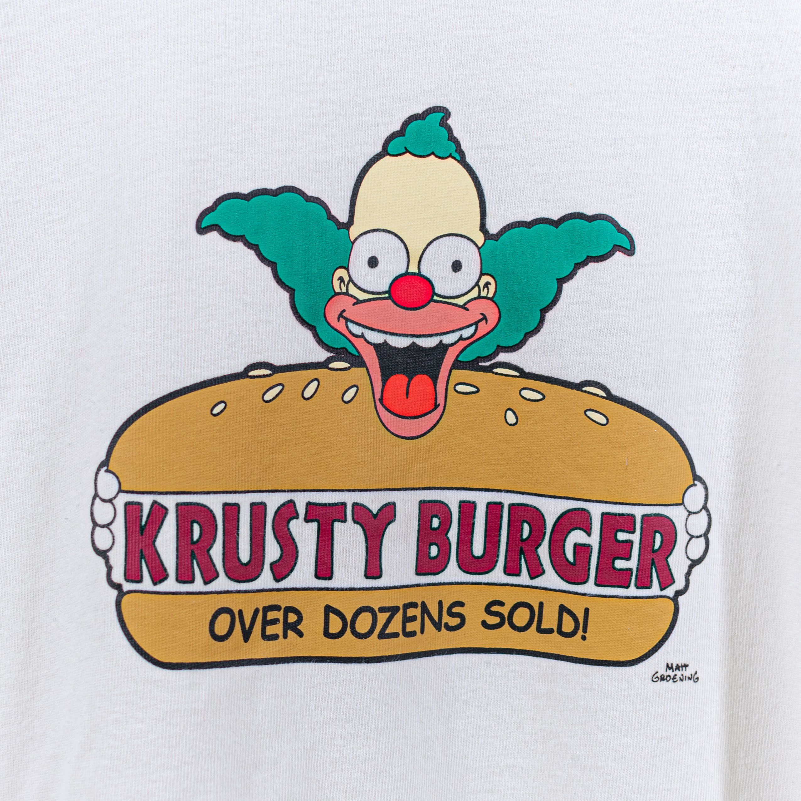 Adidas × Vintage Adidas The Simpsons Krusty Burger T-Shirt Y2K Cartoon Size US L / EU 52-54 / 3 - 5 Thumbnail