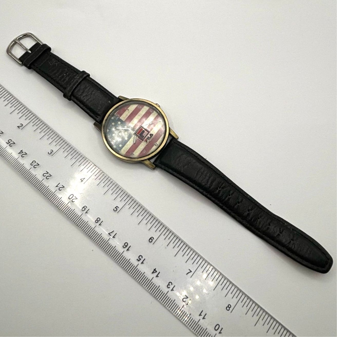 Other Retro Gold American Flag Men's Watch Size ONE SIZE - 4 Thumbnail