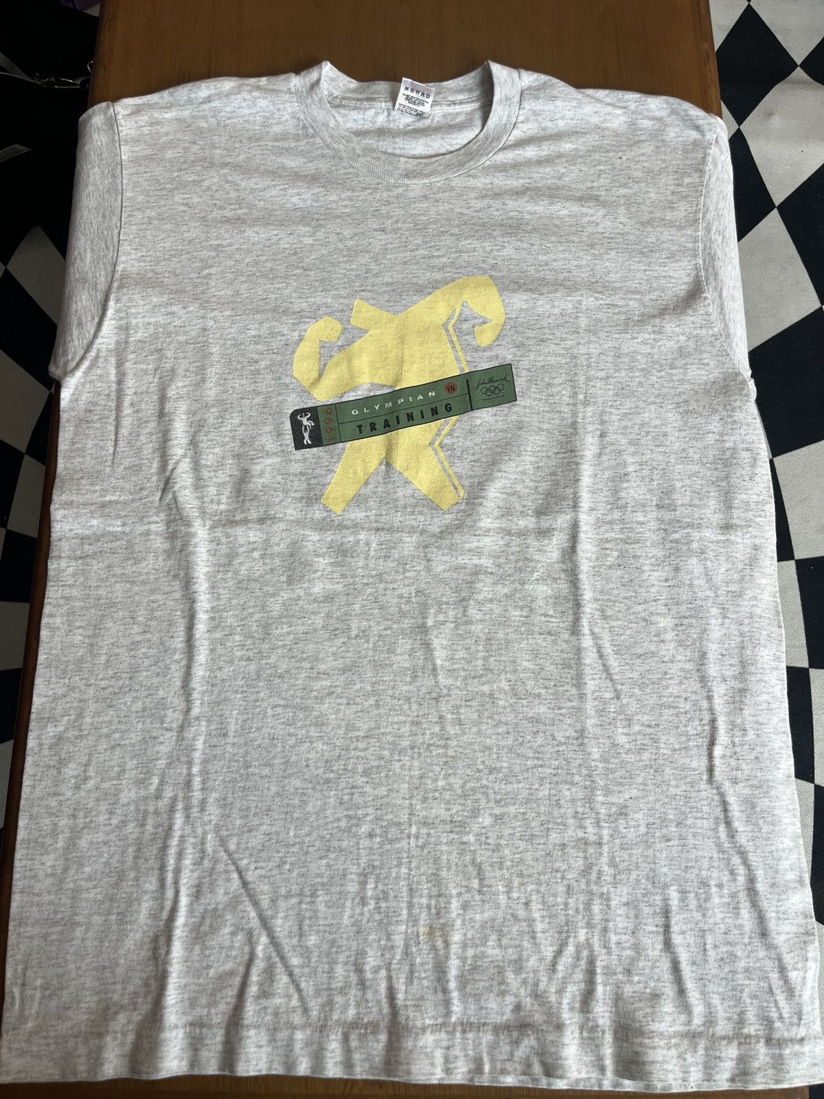 USA Olympics Vintage 1996’s Oympian Training John Hancock Tshirt Size US XL / EU 56 / 4 - 3 Thumbnail