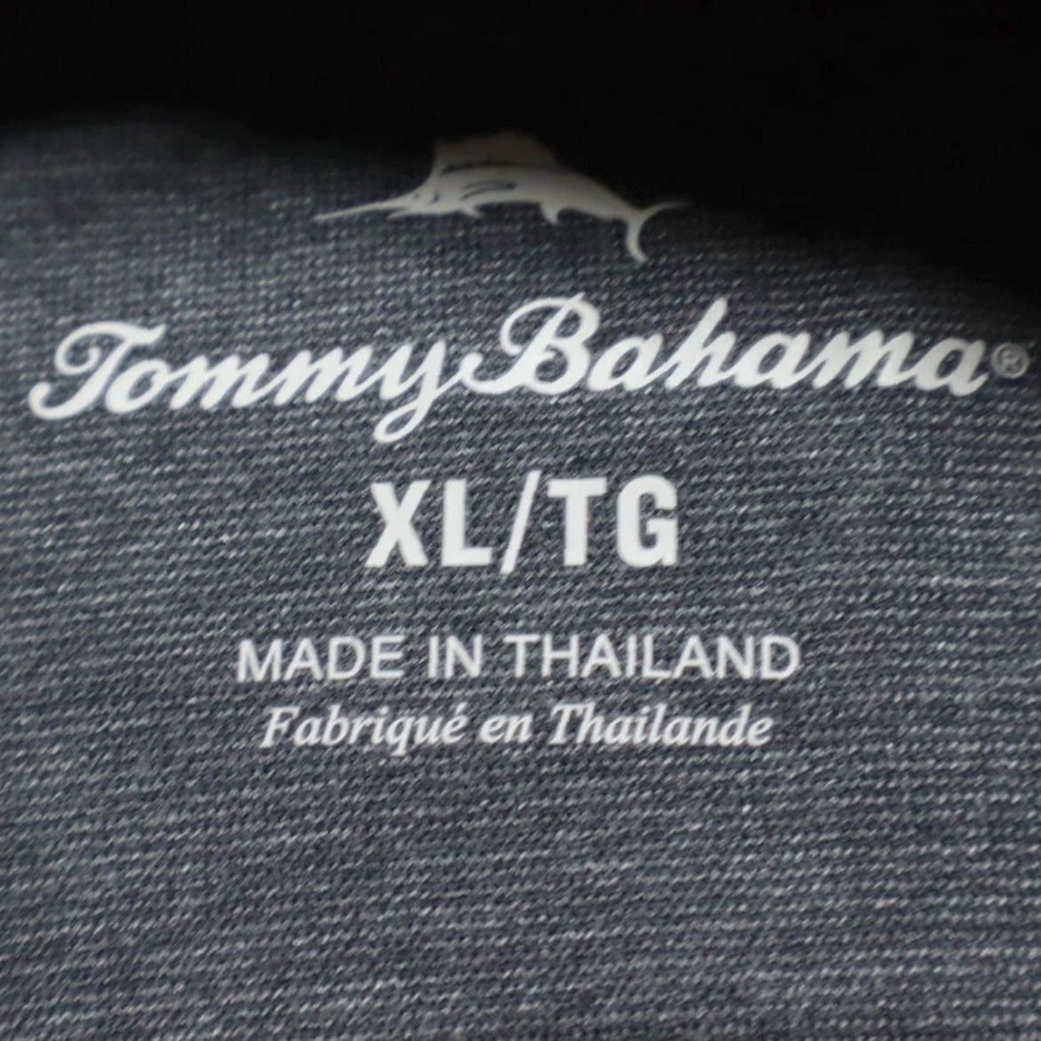 Tommy Bahama Tommy Bahama Final Score 1/2 Zip Pullover Sweatshirt Gray Men's XL Shirt Mock Long Sleeve Solid Final Score 1/2 Zip Mens XL Gray Shirt Size US XL / EU 56 / 4 - 5 Thumbnail