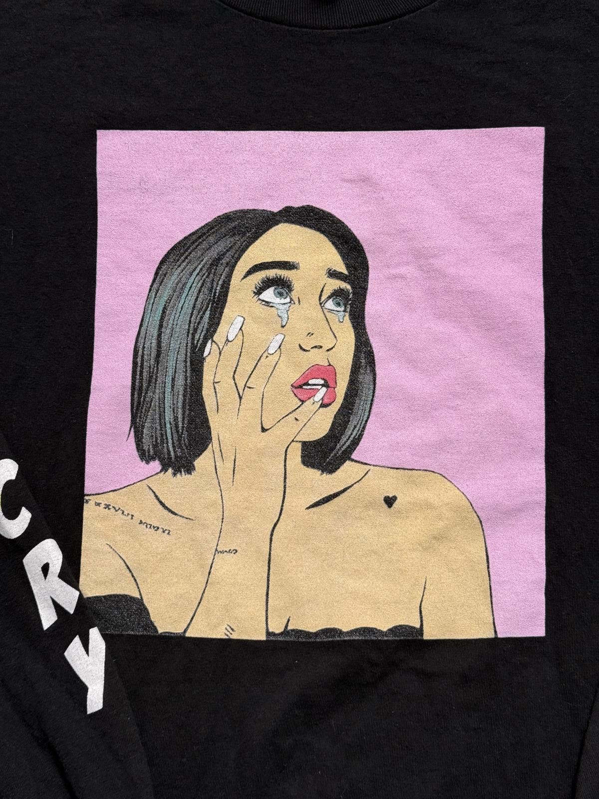 Designer Noah Cyrus T-shirt Good Cry Tour Long Sleeve XL 2018 Size US XL / EU 56 / 4 - 4 Thumbnail