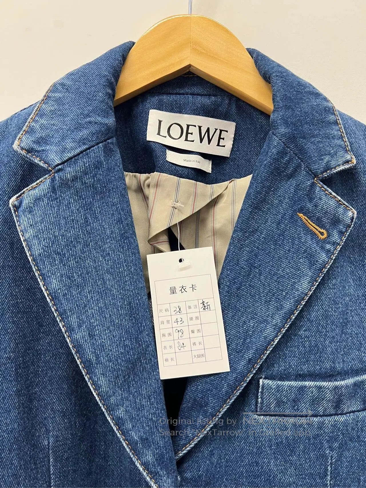 Loewe LOEWE Denim Jacket Size 38. Size US L / EU 52-54 / 3 - 3 Thumbnail