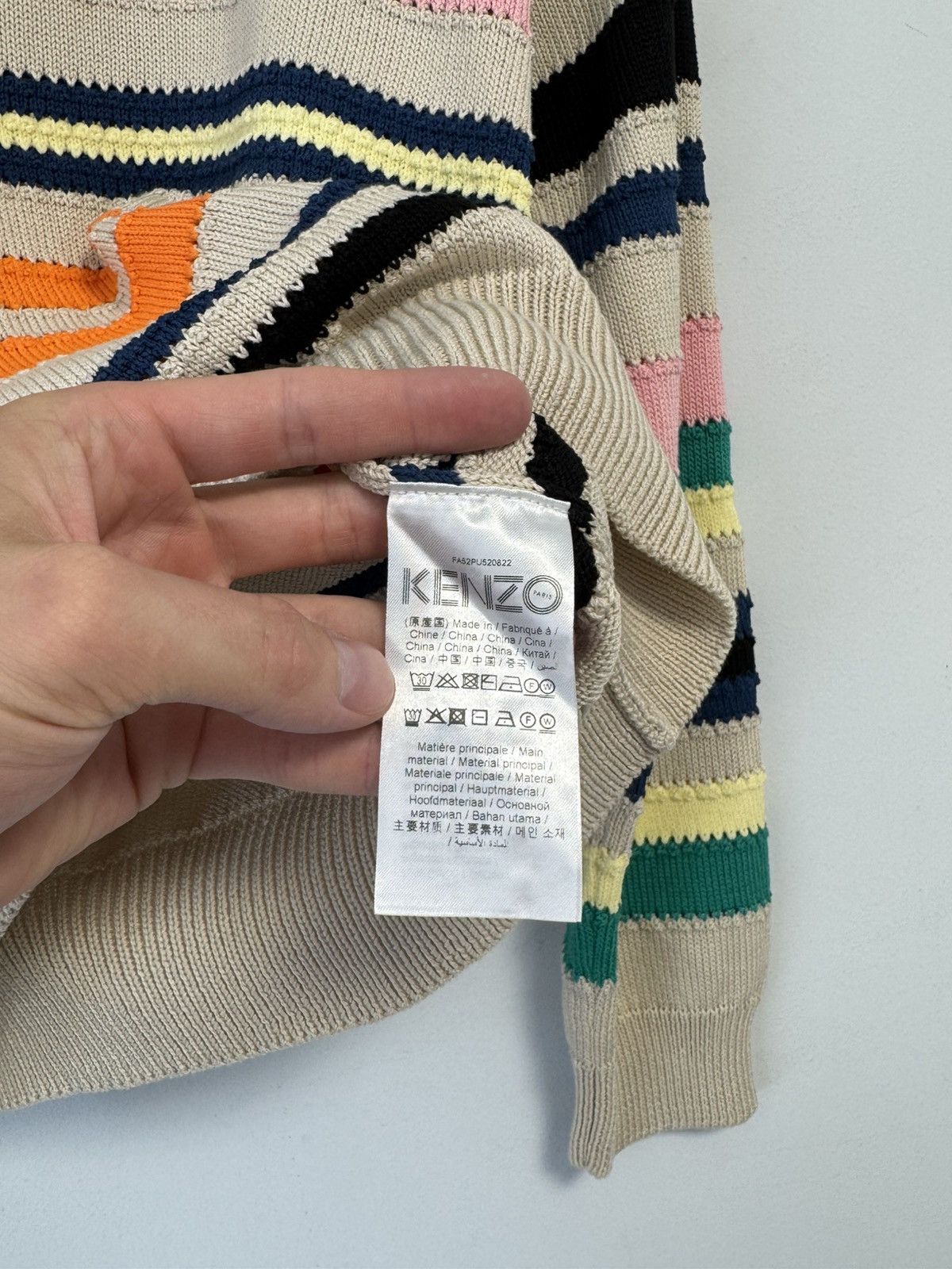 Kenzo Kenzo Vintage sweatshirt knitted Y2K style Size S / US 4 / IT 40 - 10 Thumbnail