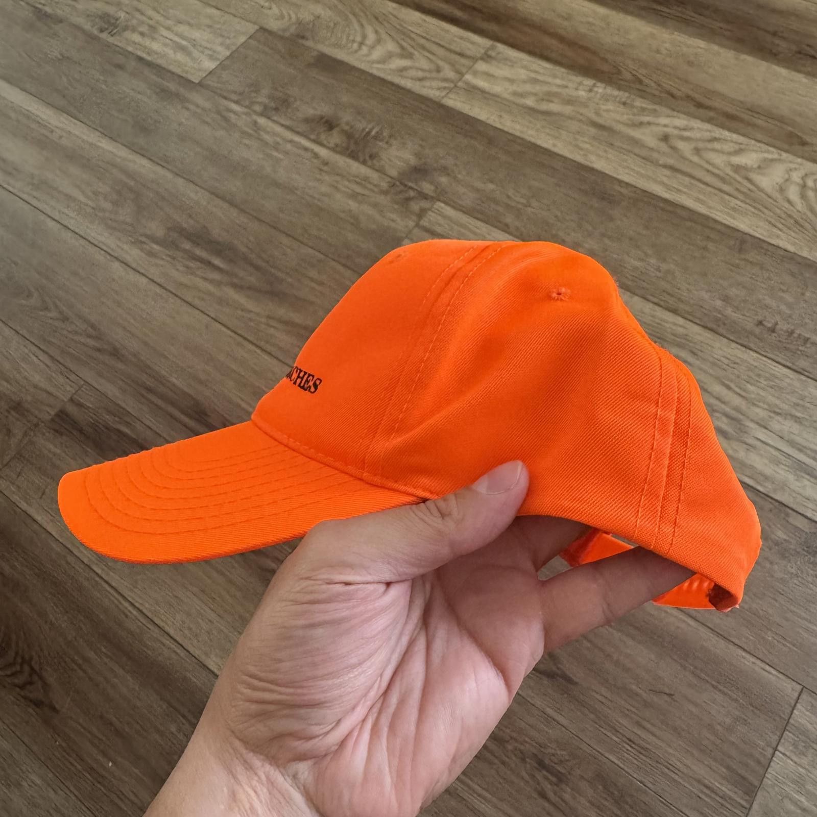 Other Vintage 90s Orange Western Ranch Baseball Snapback Hat Size ONE SIZE - 4 Thumbnail