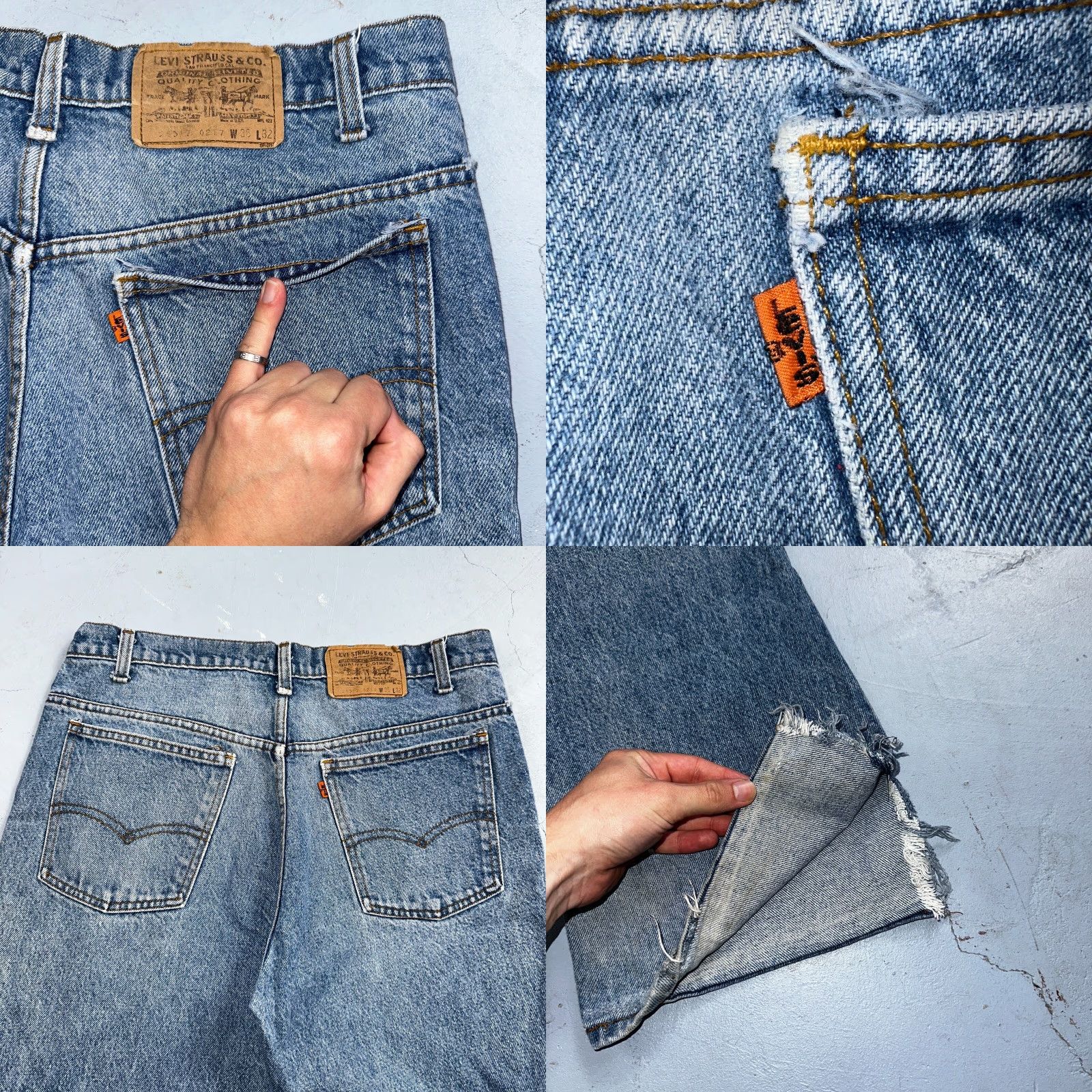 Levi's Levi's 517 Jeans Bootcut USA Wind 70s 80s 33x30 36x32 Vintage Blue Denim Mens Regular Size 36 Cotton Blend Zipper Button 5-Pocket Size US 36 / EU 52 - 10 Thumbnail