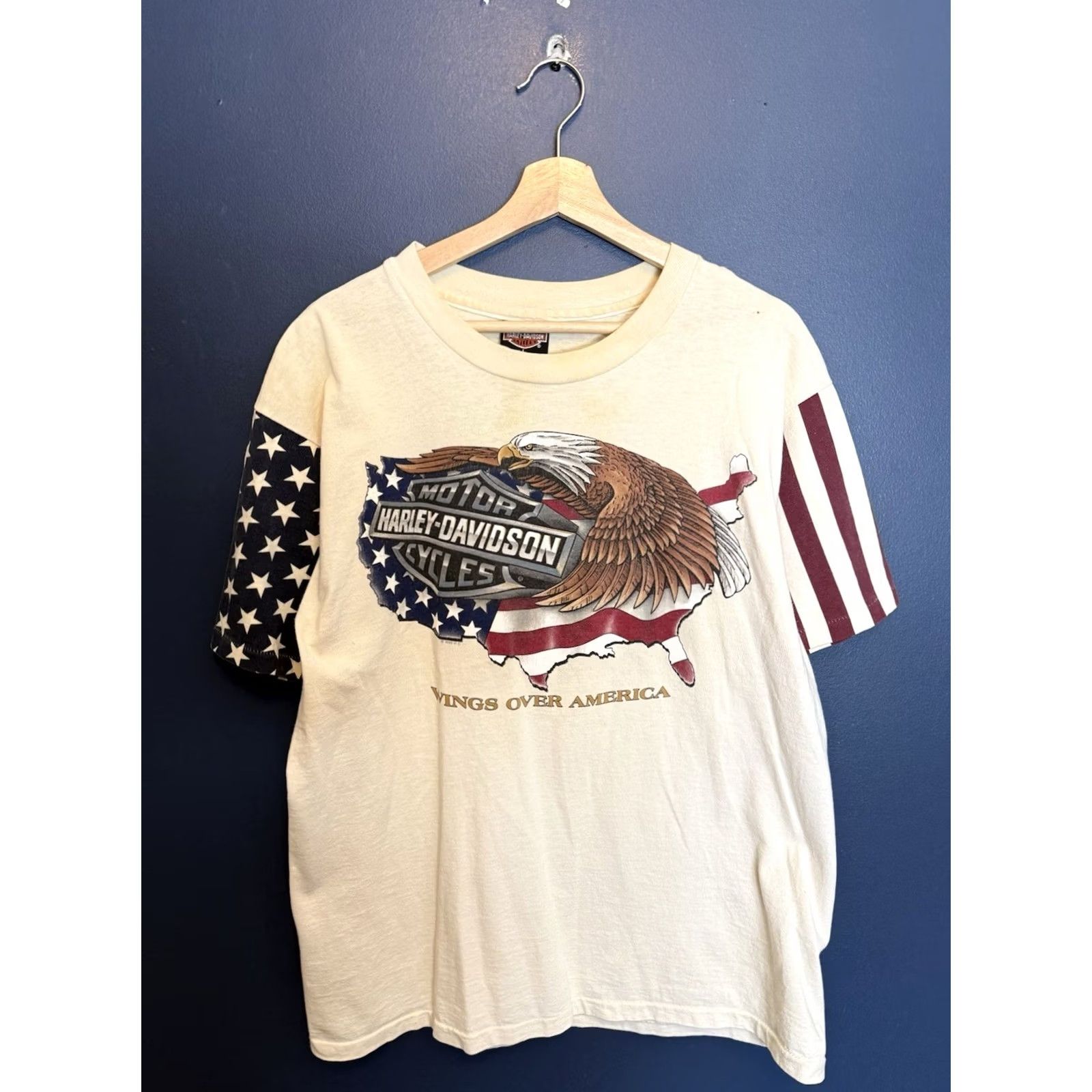 Harley Davidson VINTAGE Harley Davidson Motorcycles Shirt Large White 90s Mens Size US L / EU 52-54 / 3 - 3 Thumbnail