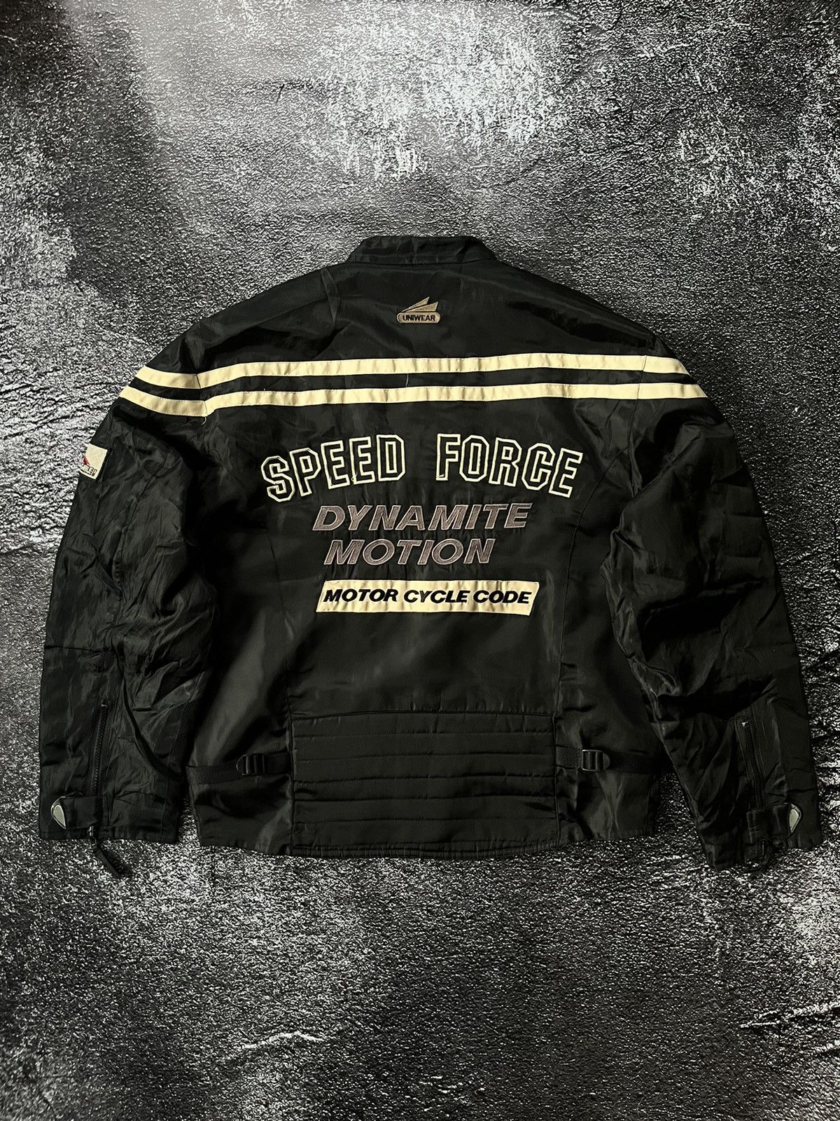 Vintage Vintage Racing Jacket Speed Force Dynamite Motion Size US L / EU 52-54 / 3 - 4 Thumbnail