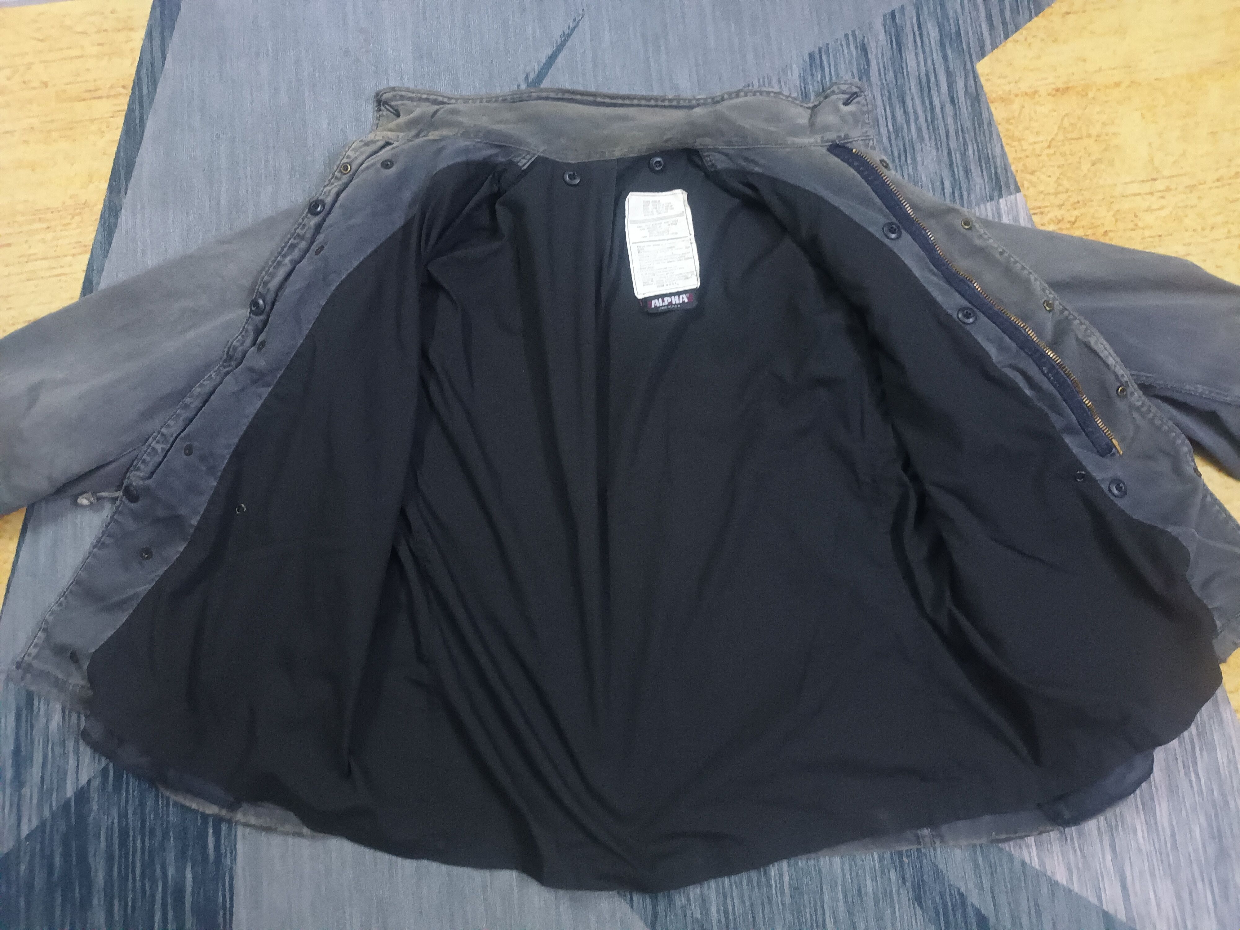 Alpha Industries 🔥 ALPHA MADE IN USA DISTRESSED JACKET 🔥 Size US XXL / EU 58 / 5 - 3 Thumbnail