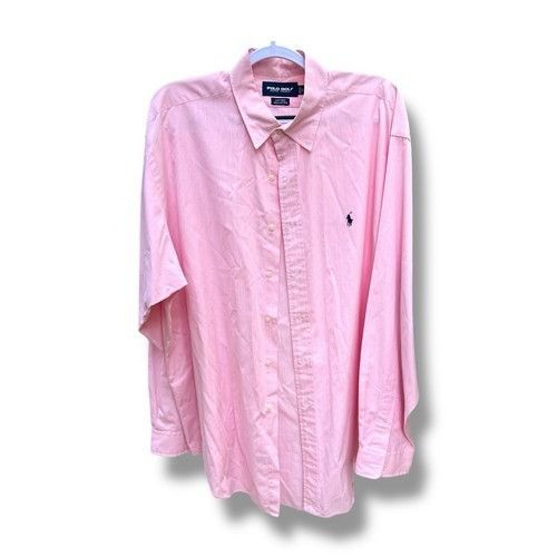 Ralph Lauren Ralph Lauren Shirt Men's XL Pink Stripe Oxford Button Down P Size US XL / EU 56 / 4 - 2 Thumbnail