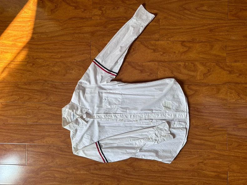 Thom Browne Thom Browne Double-breasted Shangfu silk shirt Size US S / EU 44-46 / 1 - 1 Thumbnail