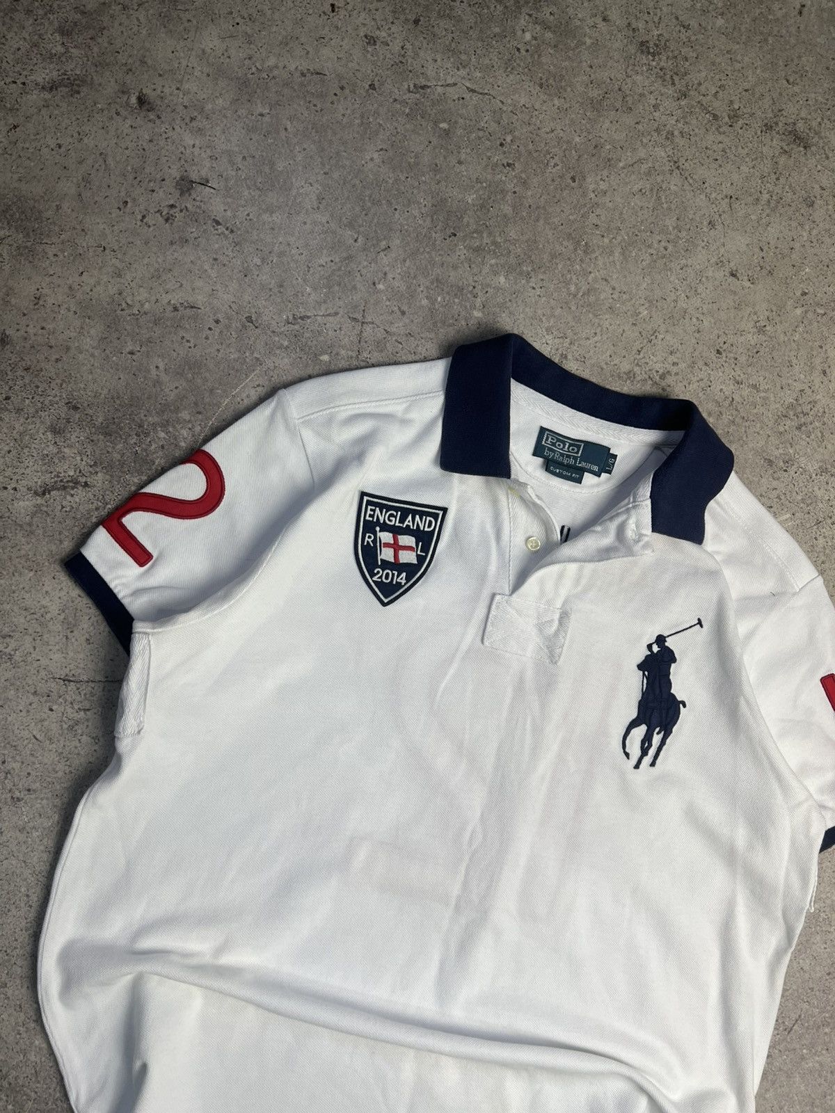 Polo Ralph Lauren Polo Ralph Lauren England Polo Shirt Size US L / EU 52-54 / 3 - 2 Thumbnail