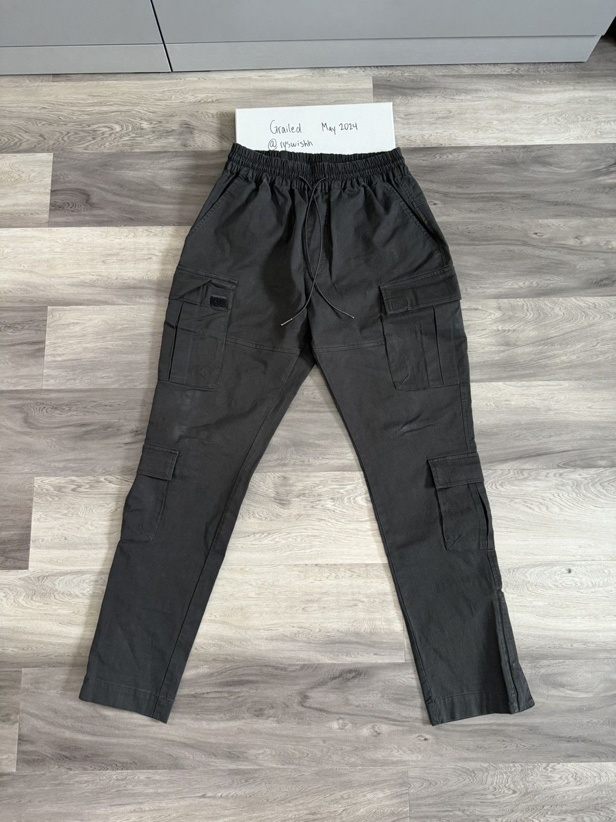 Richie Le Black Cargo Pant Size Small