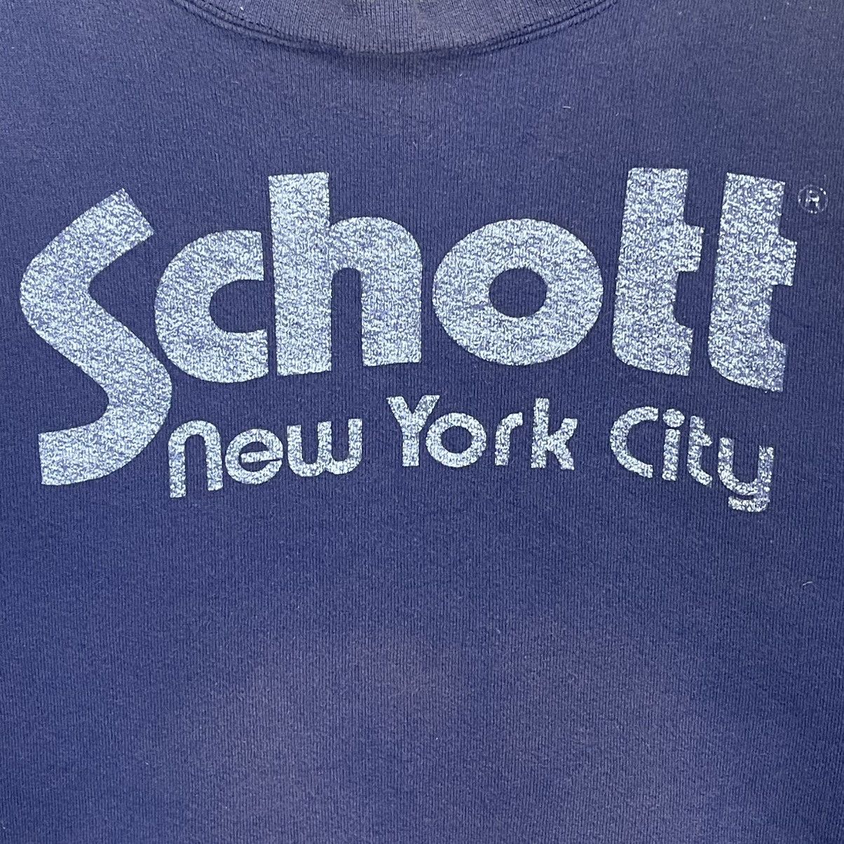 Schott Vintage Schott New York City Big Logo Crewneck Sweatshirt Size US M / EU 48-50 / 2 - 5 Thumbnail