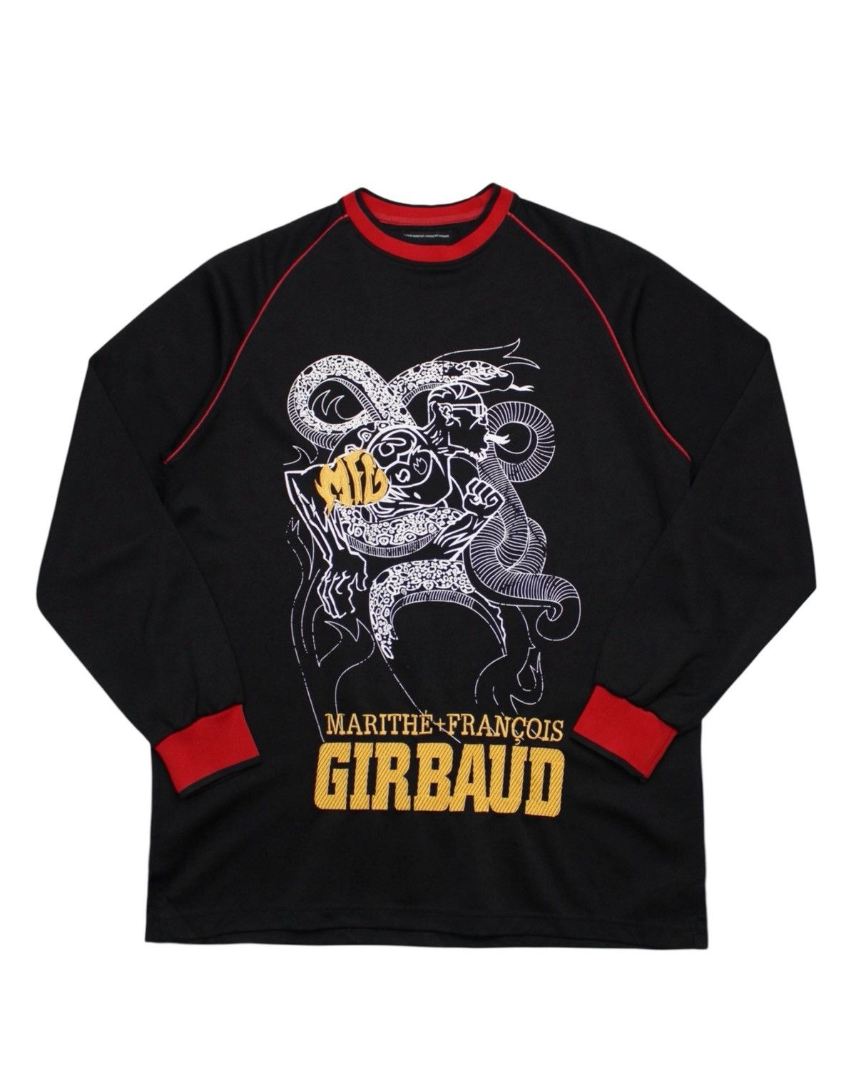 CLOSED × Marithe + Francois Girbaud FW2004 MARITHÉ + FRANÇOIS GIRBAUD DRAGON WARRIOR SWEATSHIRT Size US L / EU 52-54 / 3 - 1 Thumbnail