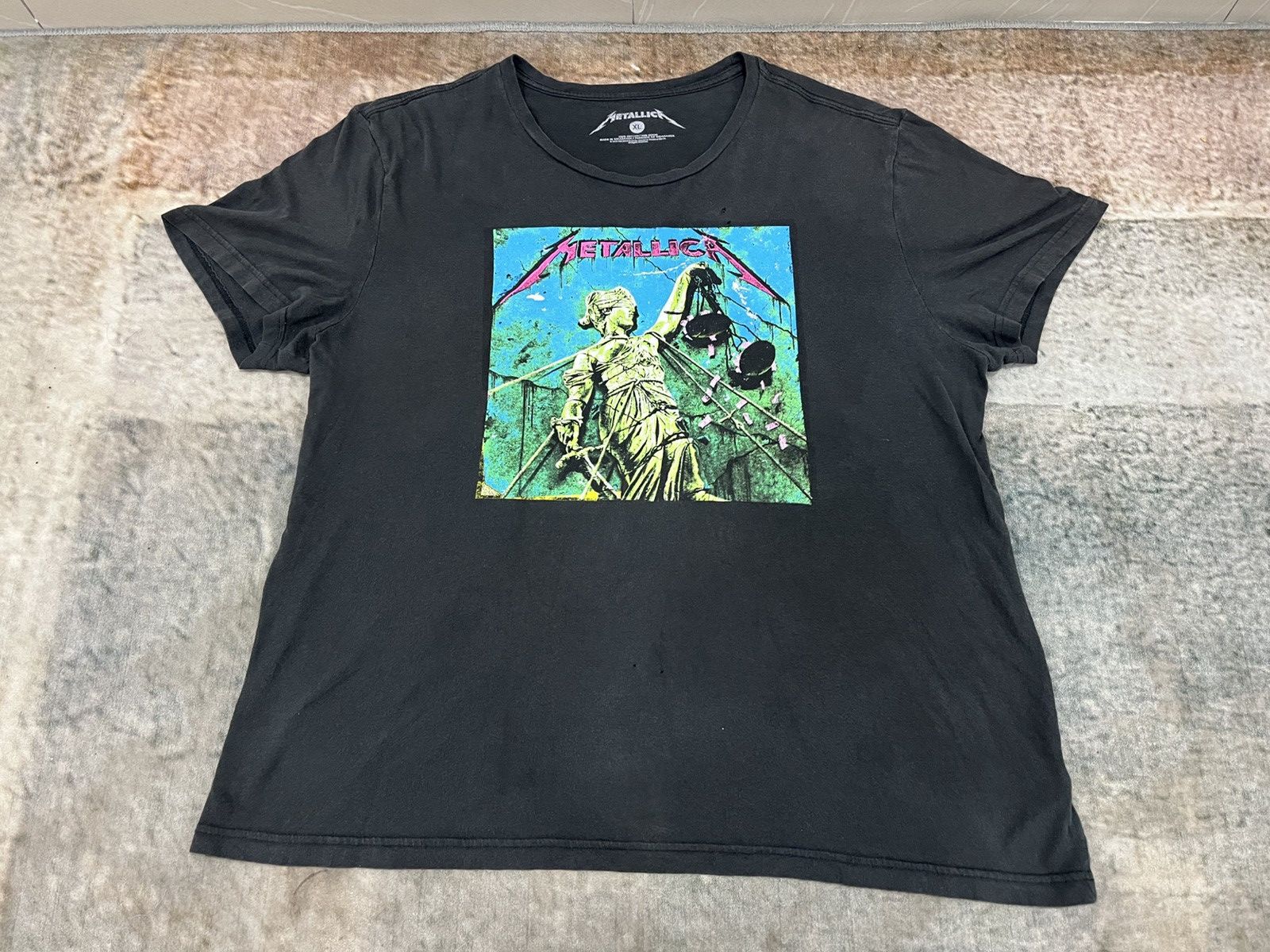 Band Tees × Metallica Metallica And Justice For All Man Size US XL / EU 56 / 4 - 2 Thumbnail