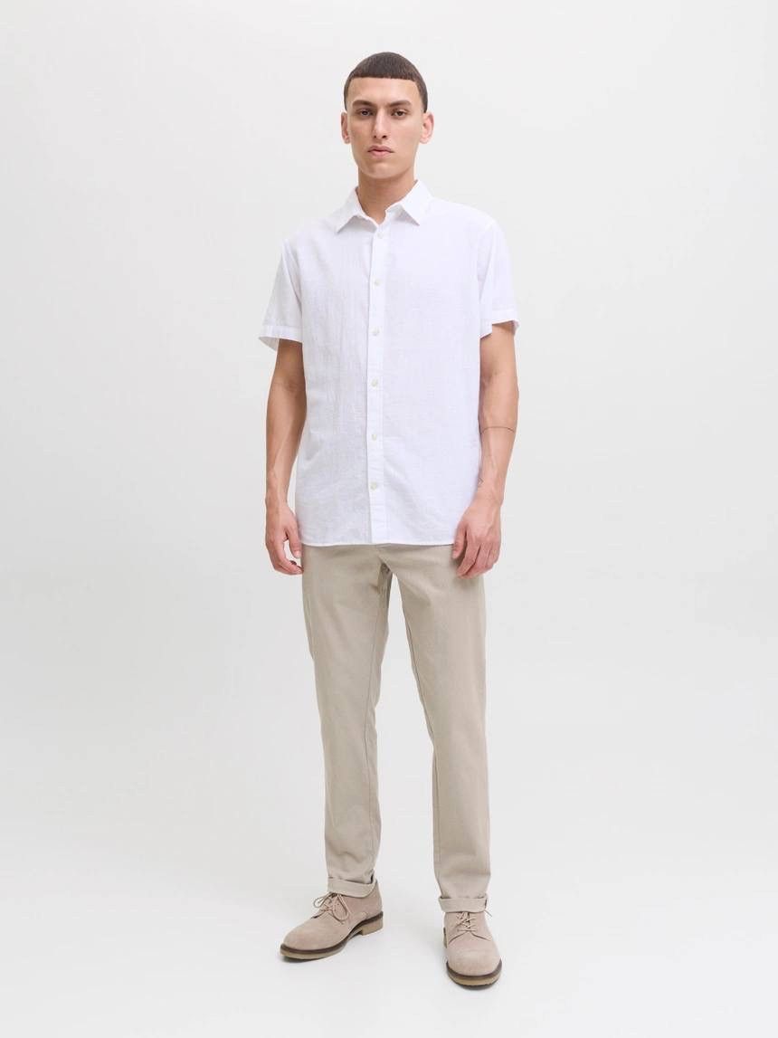 Jack & Jones Jack & Jones Mens Beige Cream Chino Trousers Pants Size US 31 - 3 Thumbnail