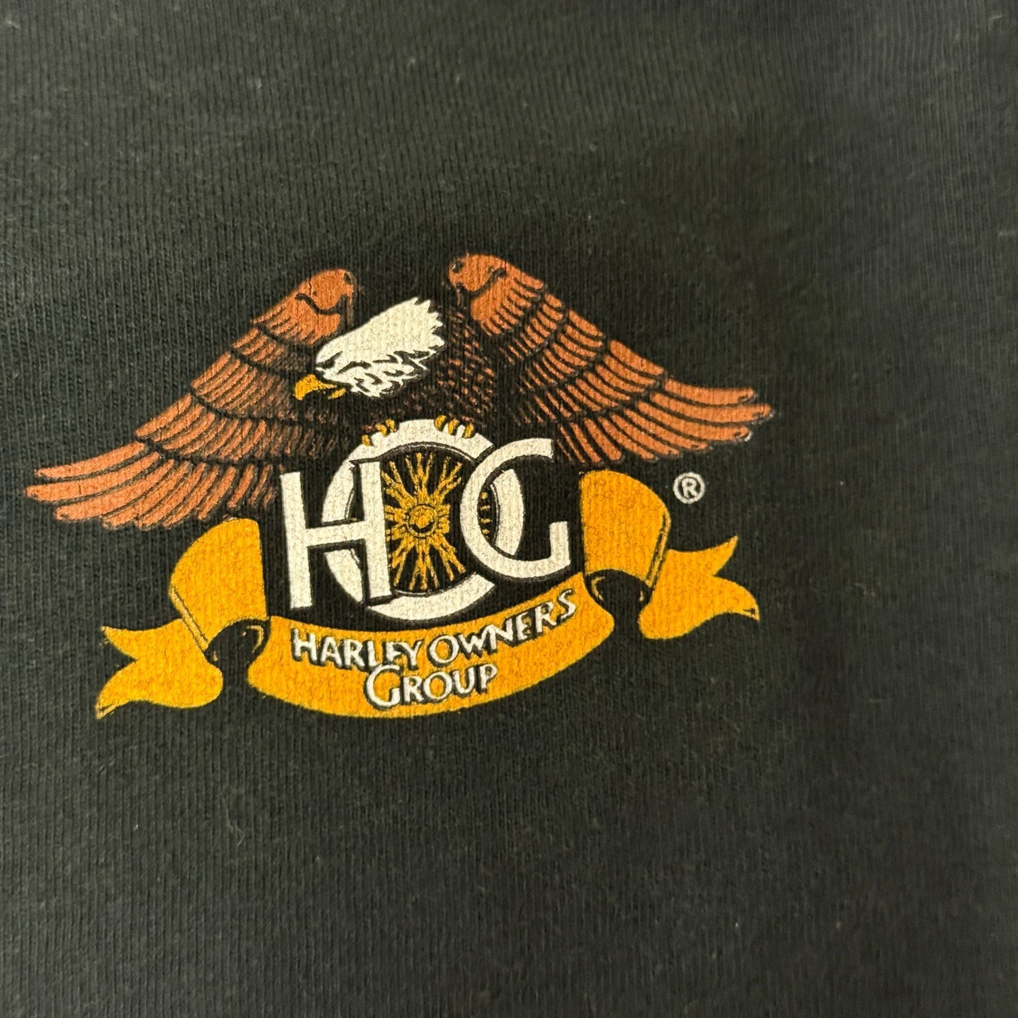 Hanes Y2K HOG Motorcycle Owners Group NEW ORLEANS Chapter Biker LS Size US L / EU 52-54 / 3 - 2 Thumbnail