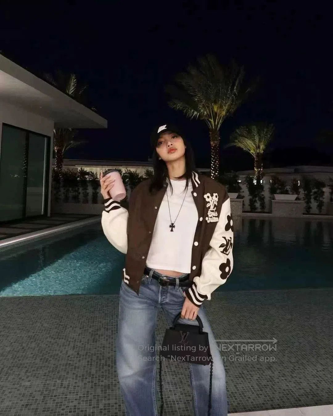 Louis Vuitton LV x Tyler Leather Sleeve Baseball Jacket. Size US M / EU 48-50 / 2 - 6 Thumbnail