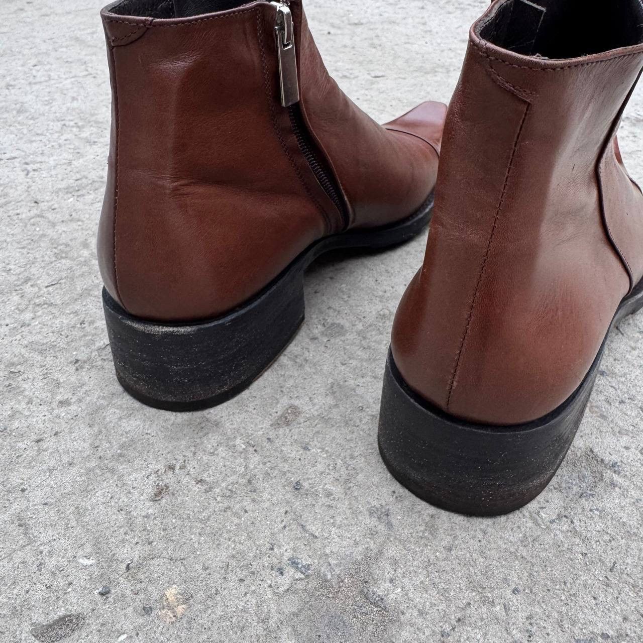 RoccoP Luxury Man’s Rocco P Leather Shoes Size 42 Old Money 00s USA Size US 8.5 / EU 41-42 - 2 Thumbnail