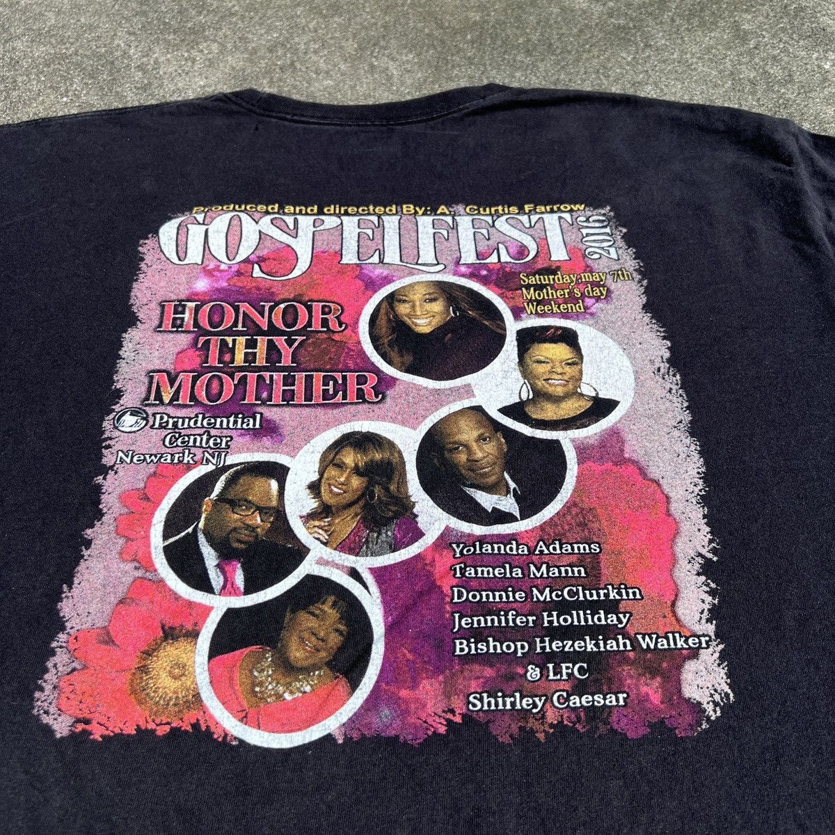 Rap Tees 2016 "Honor Thy Mother" Gospelfest Promo Tee 2XL Oversized Size US XXL / EU 58 / 5 - 6 Thumbnail
