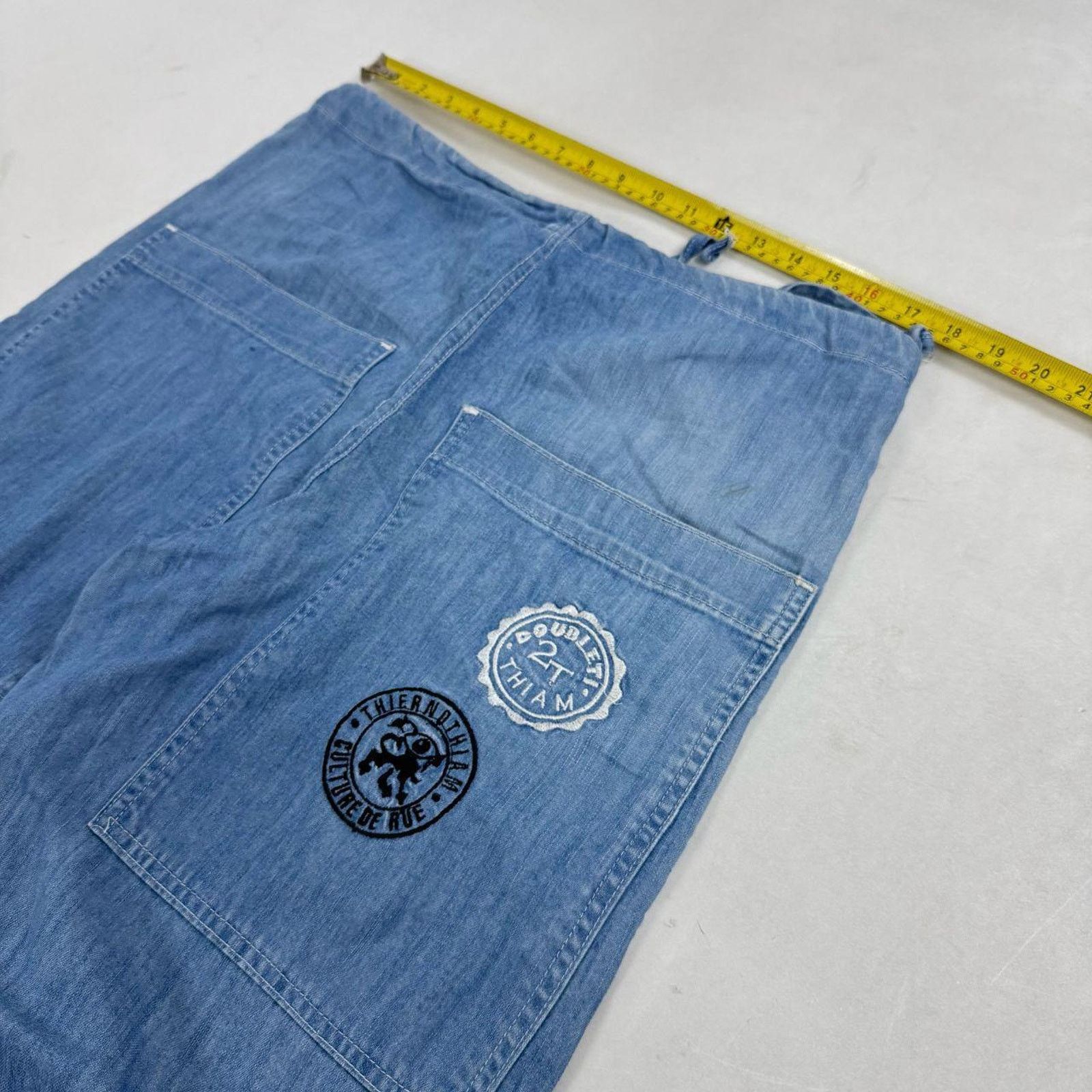 Ecko Unltd. × JNCO × Vintage Vintage y2k grunge archive distressed baggy wide leg jeans Size US 34 / EU 50 - 5 Thumbnail