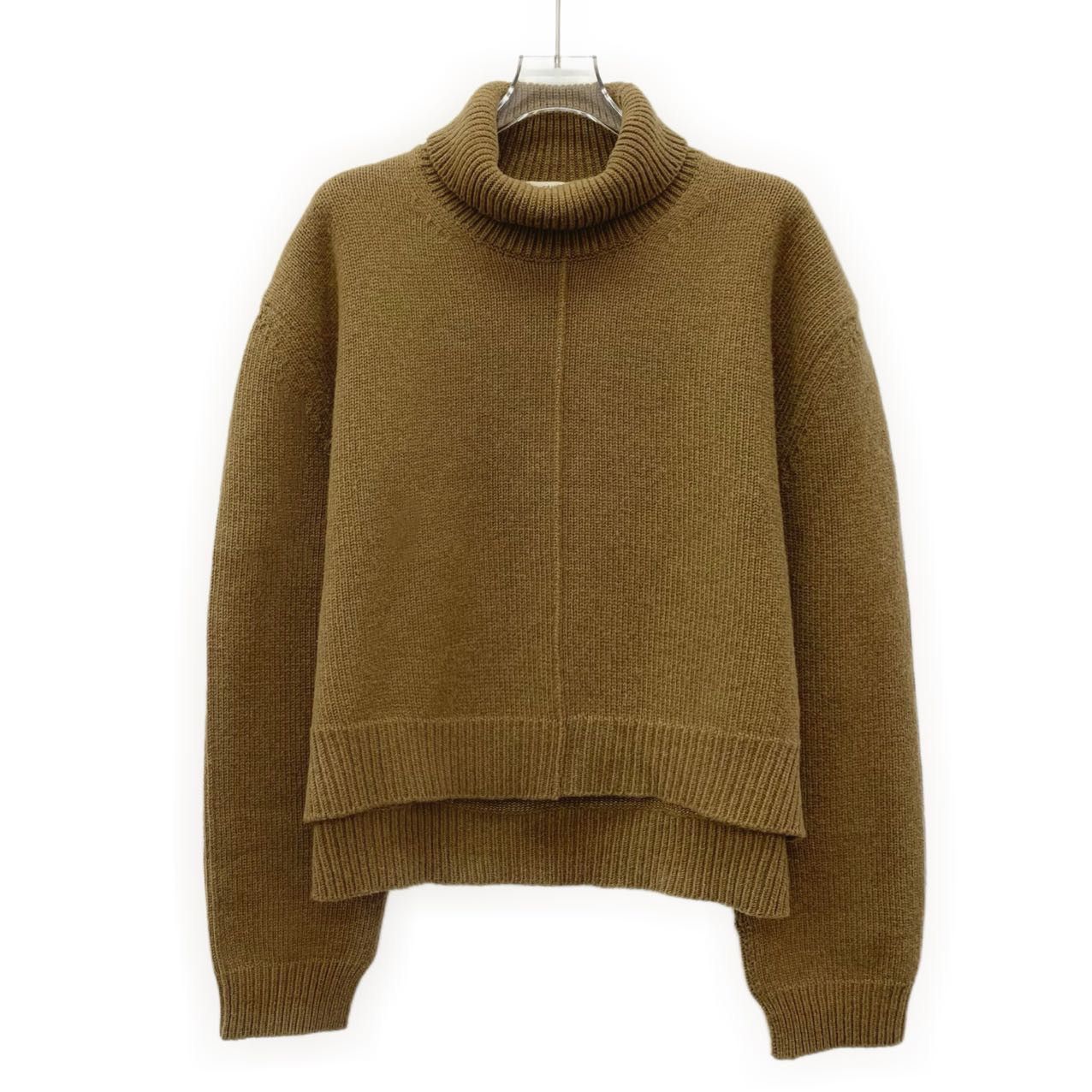 Celine Celine Dark Brown Turtleneck Long Sleeve Knit Sweater K26WX Size XS / US 0-2 / IT 36-38 - 1 Thumbnail