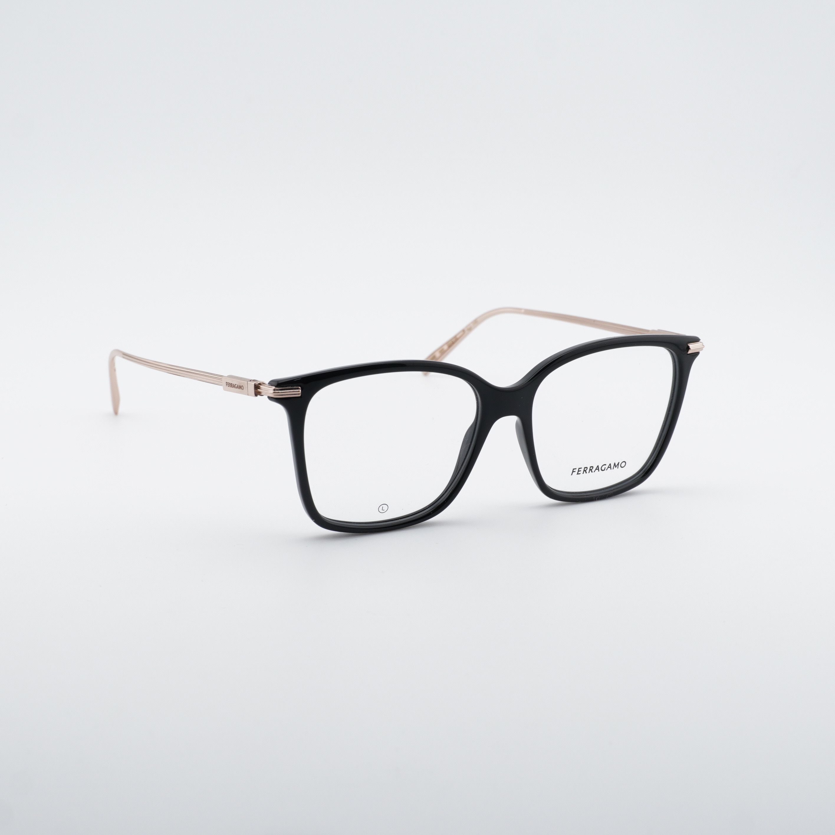 Salvatore Ferragamo Salvatore Ferragamo SF2992 001 Eyeglasses Black 53mm Square Size ONE SIZE - 7 Thumbnail