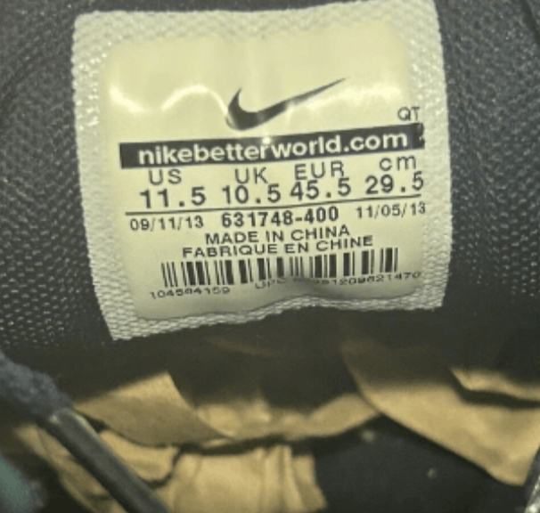 Nike Nike Men's Air Max 90 Ice New Slate - 631748-400 - Size 11.5 Size US 11.5 / EU 44-45 - 9 Thumbnail