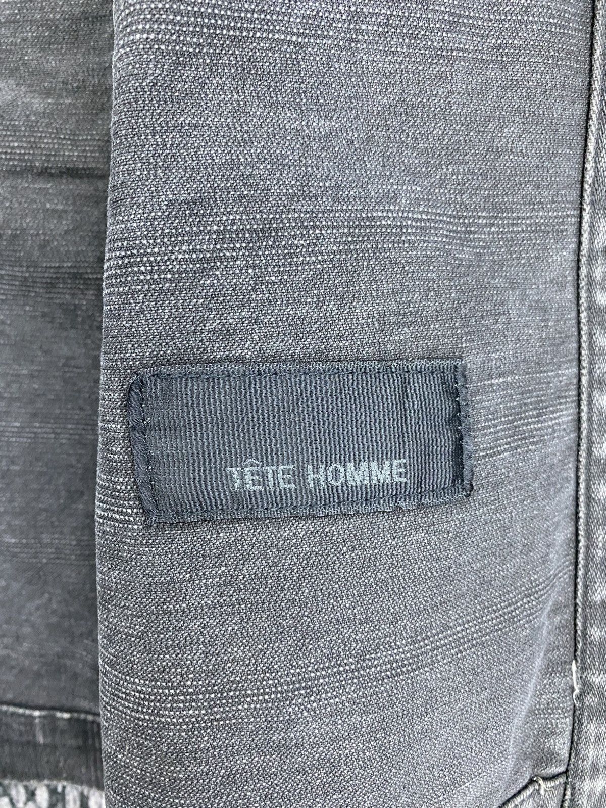 Tete Homme Vintage Tete Homme By Issey Miyake Wash Grey Denim Jacket Size US M / EU 48-50 / 2 - 9 Thumbnail
