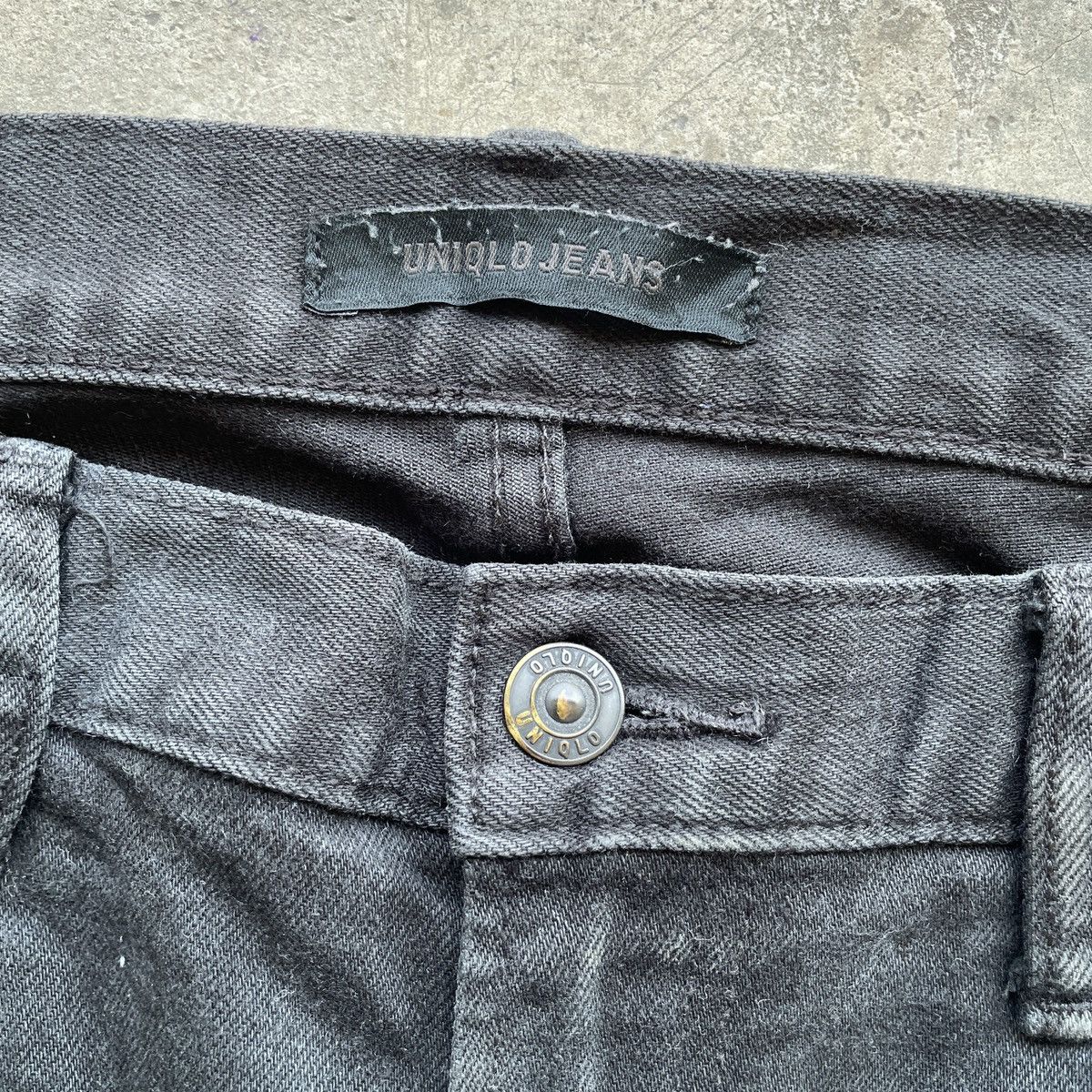 Japanese Brand Vintage Japanese Black Denim Distressed Jeans Skinny Pants Size US 34 / EU 50 - 6 Thumbnail