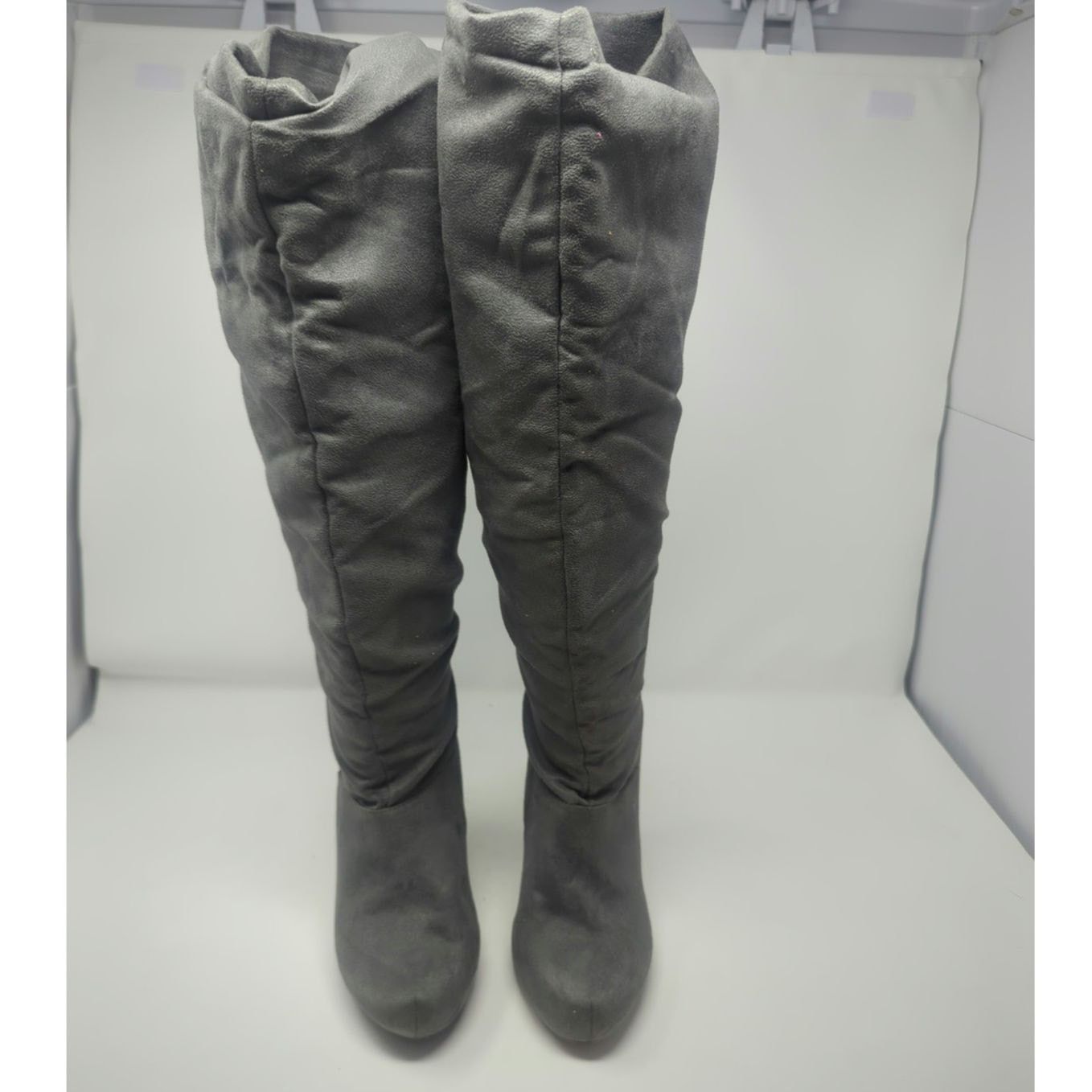 Other Michael Antonio Mckenzie Suede Grey Knee High Size 7.5 Size US 7.5 / IT 37.5 - 4 Thumbnail